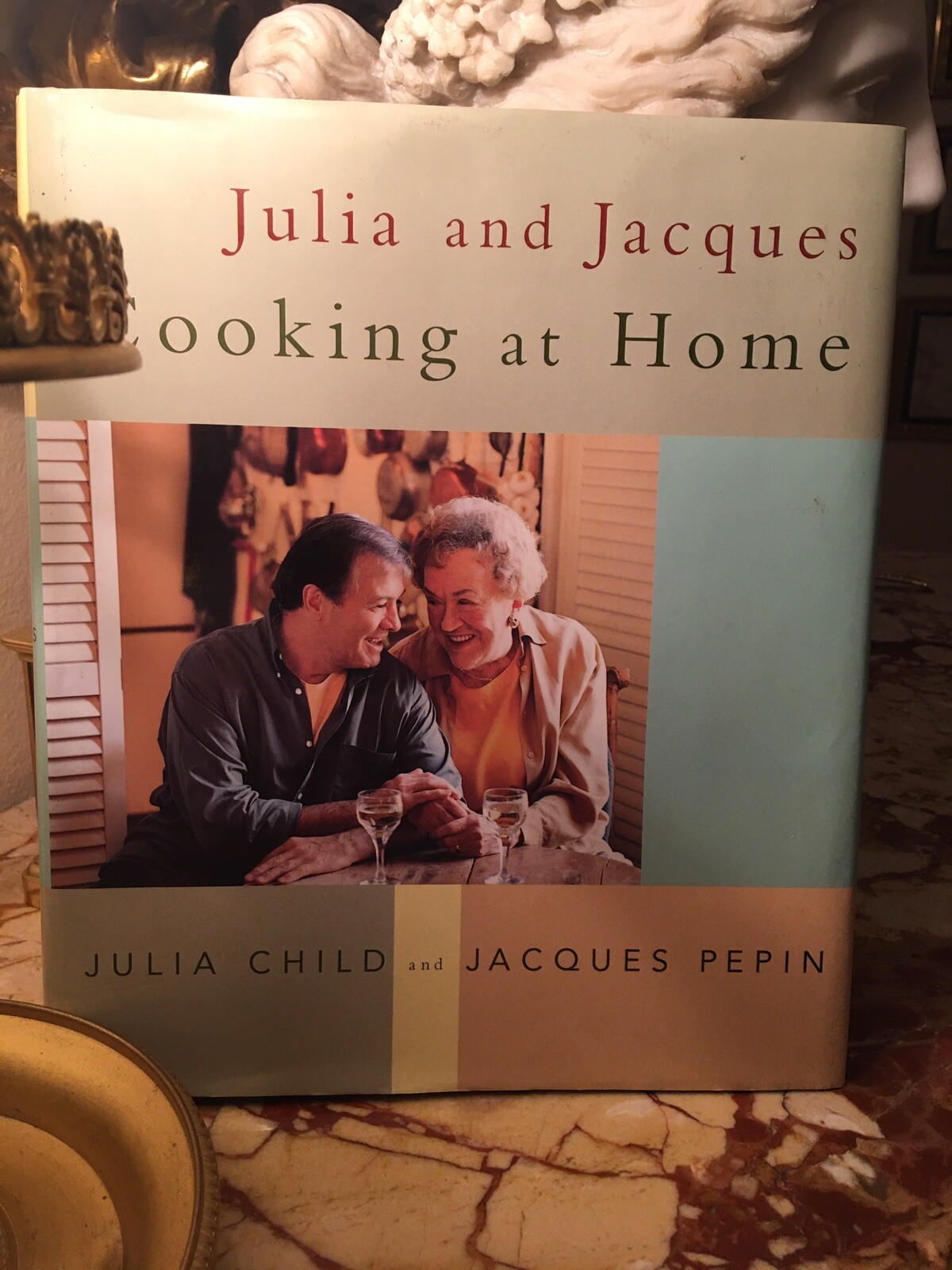 COOKBOOK: Julia and Jacques Cooking at Home. Printed 2000. 430 Pages. Preowned.