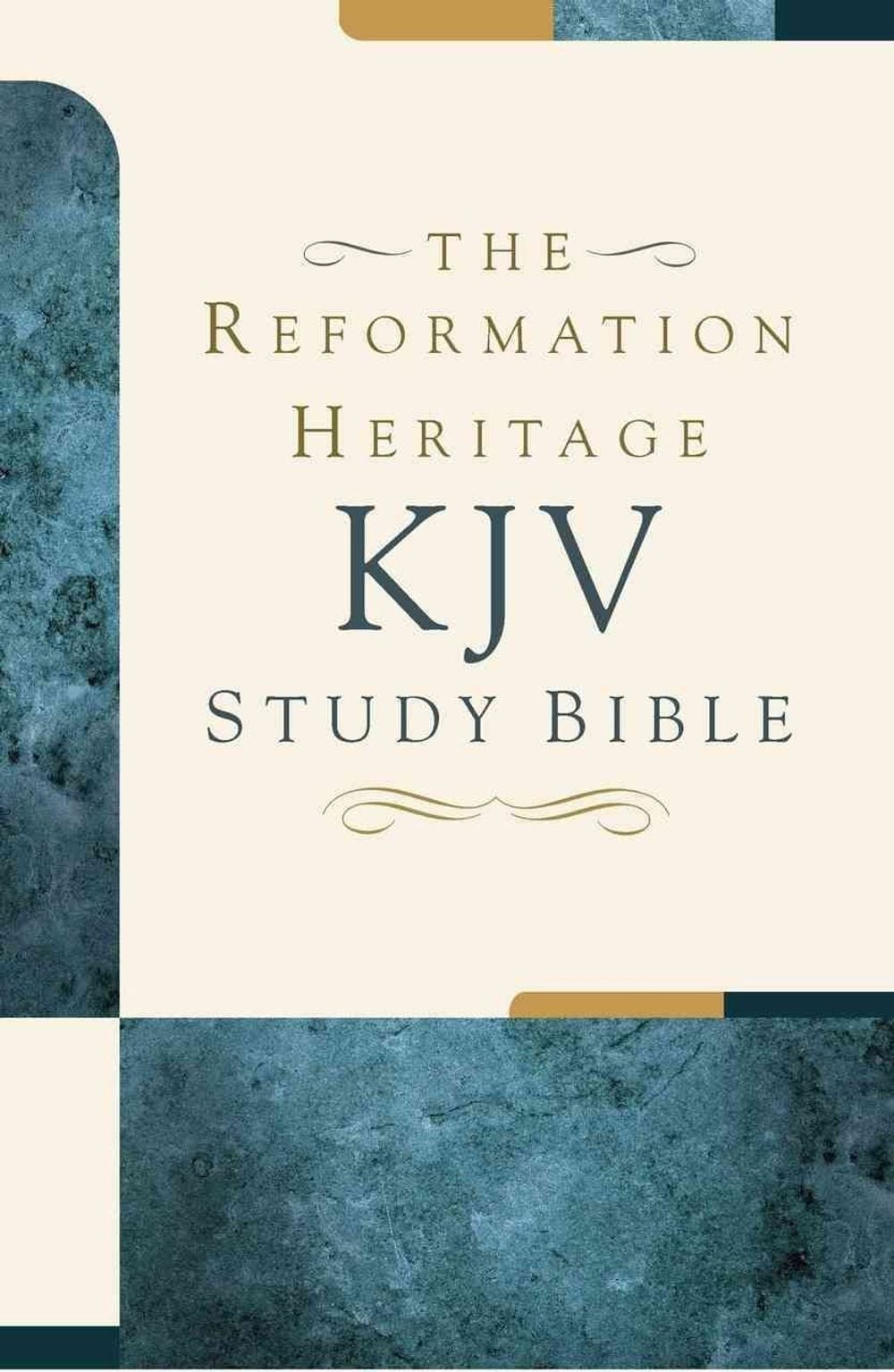 KJV Reformation Heritage Study Bible, The by Joel R Beeke (English) Hardcover Bo