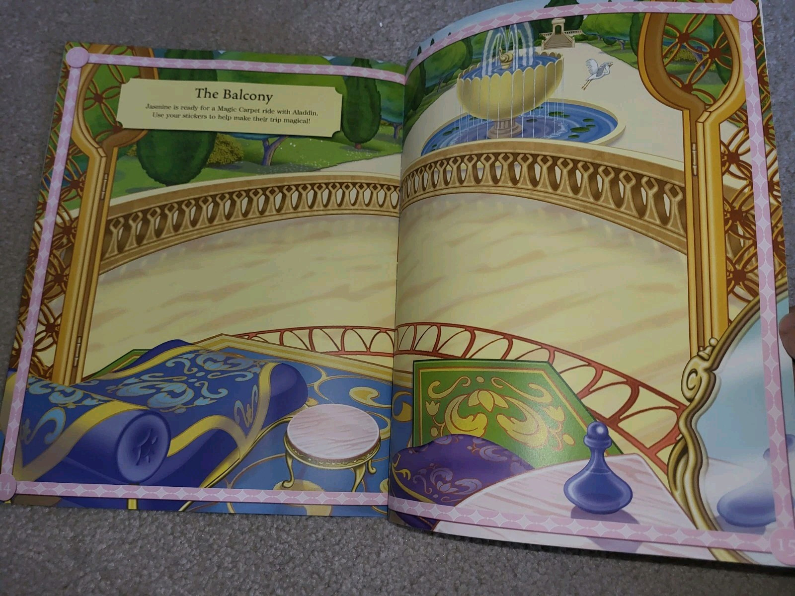 Disney Princess Dream Castle With Reussble Stickers 16 Pages