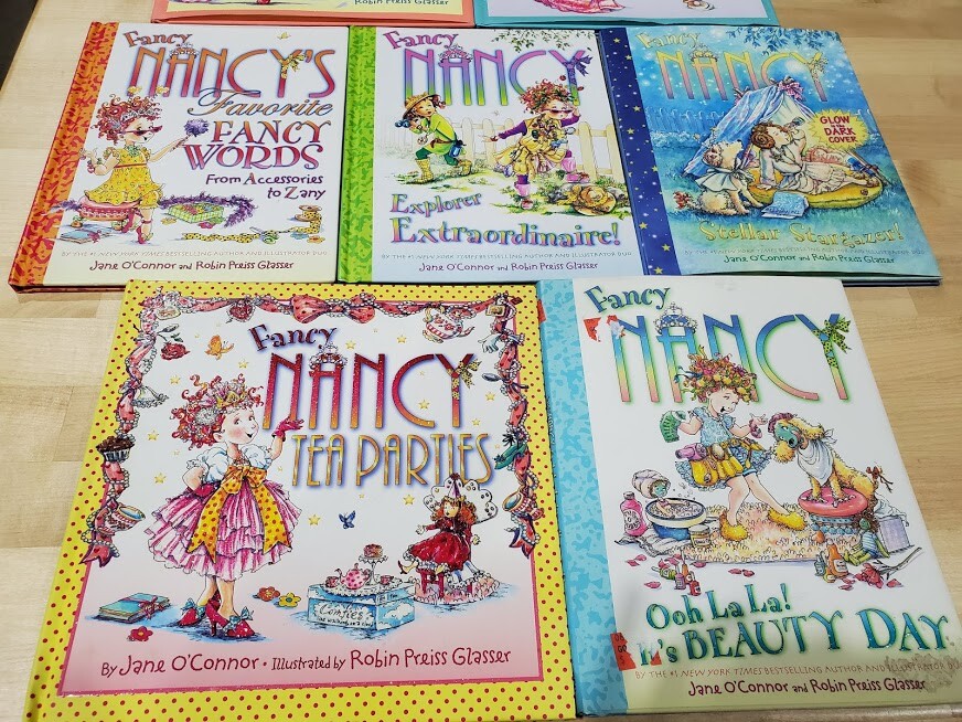 Lot of 5 Fancy Nancy Hardcover Paperback Books by Jane O’Connor – Random *MIX*