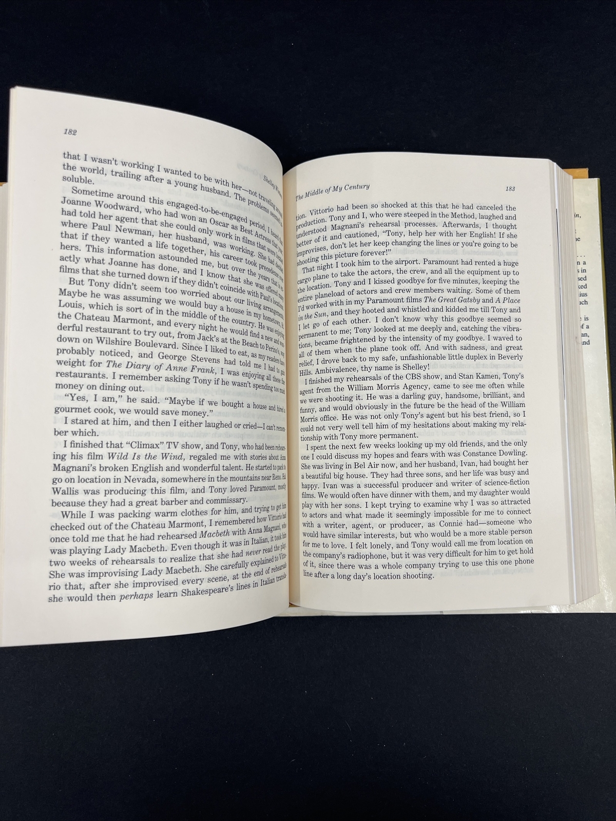 Shelley II: The Middle of My Century Hardcover By Winters, Shelley 1989