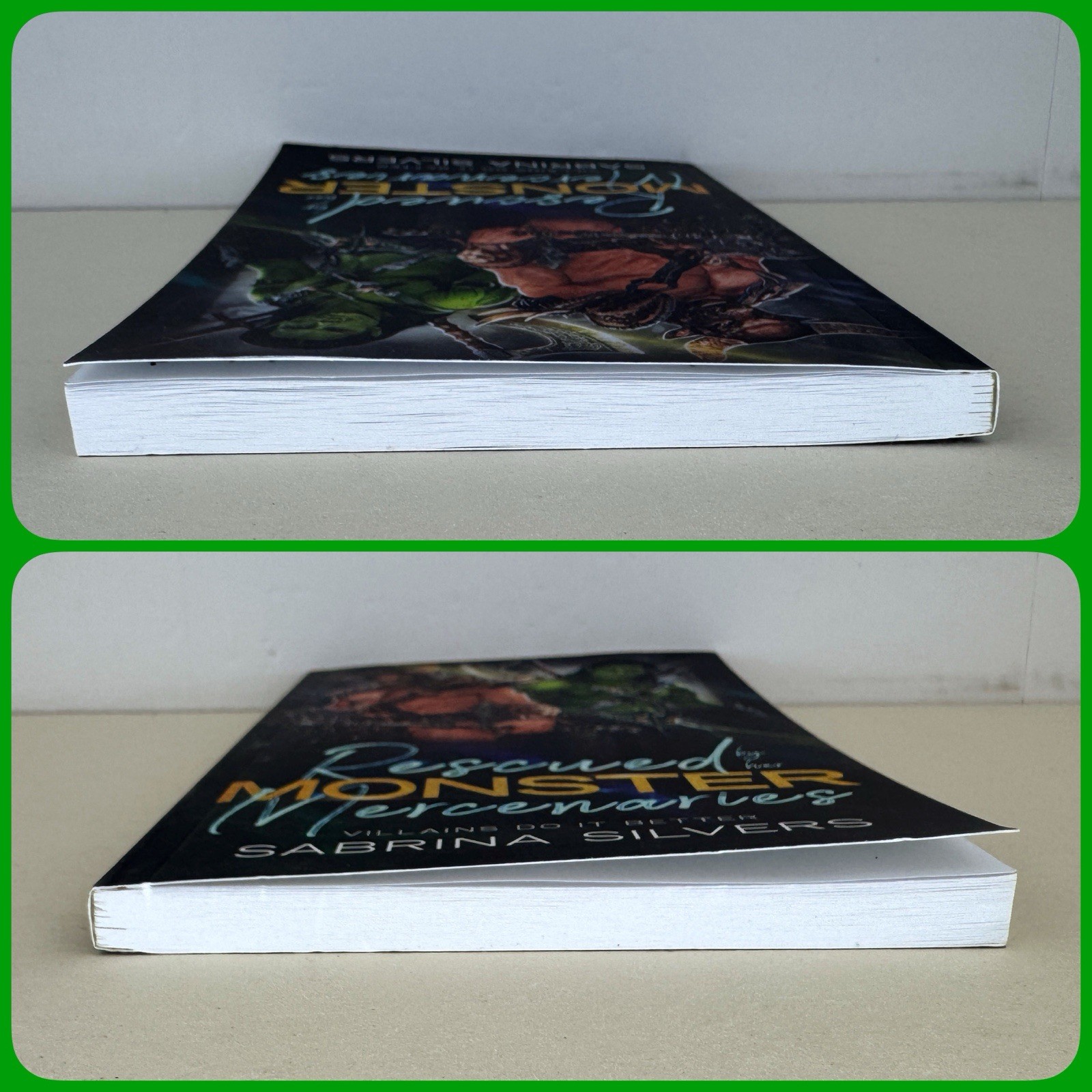 Sabrina Silvers Signed Rescued by her Monster Mercenaries Villains Do It Better