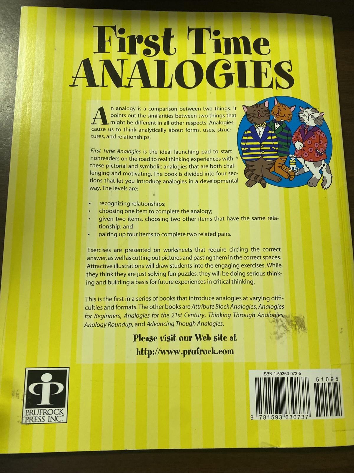 First Time Analogies. Grades K-2. Dianne Draze. Mary Lou Johnson