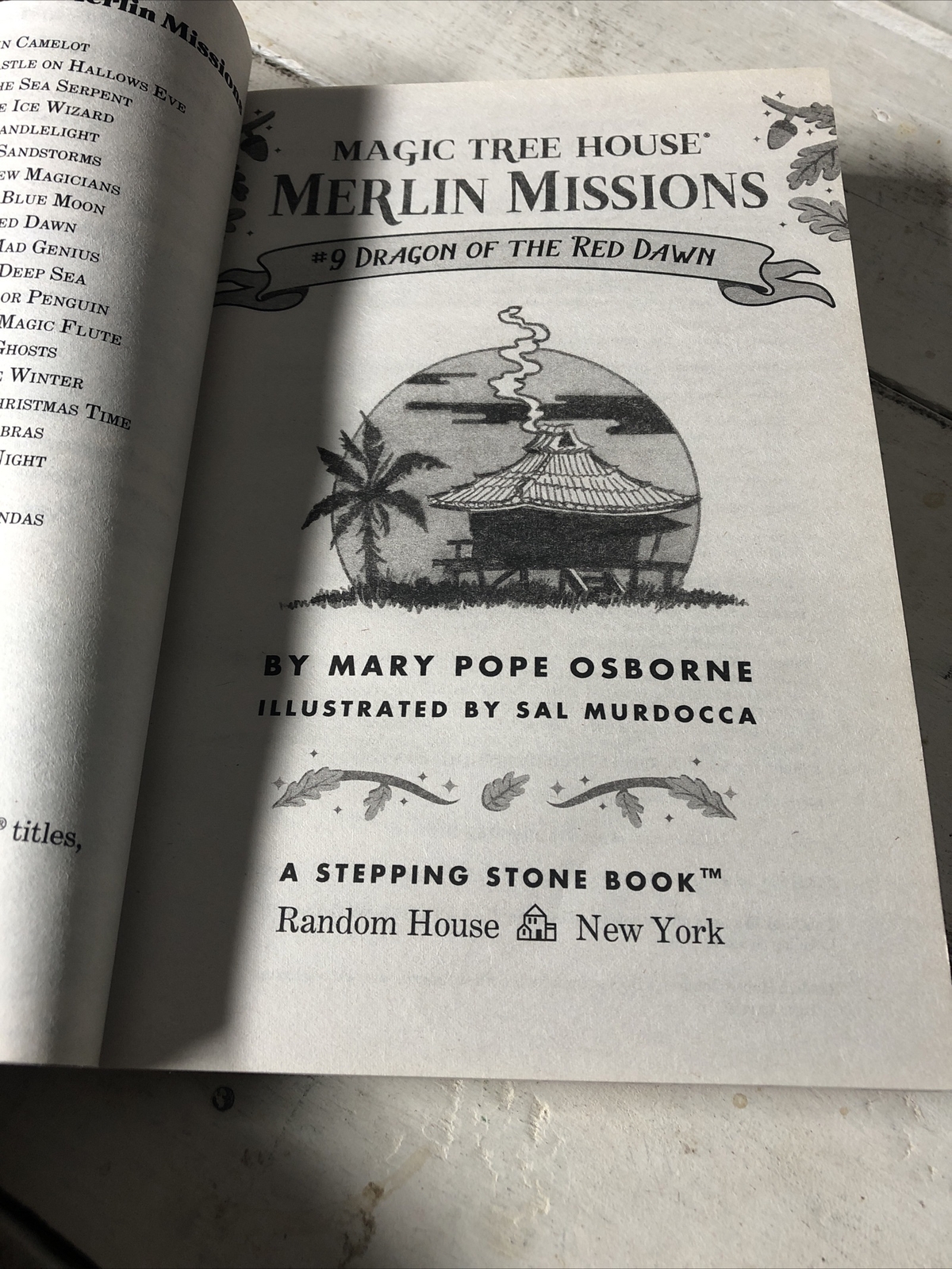 Magic Tree House Merlin Missions Dragon of the red dawn