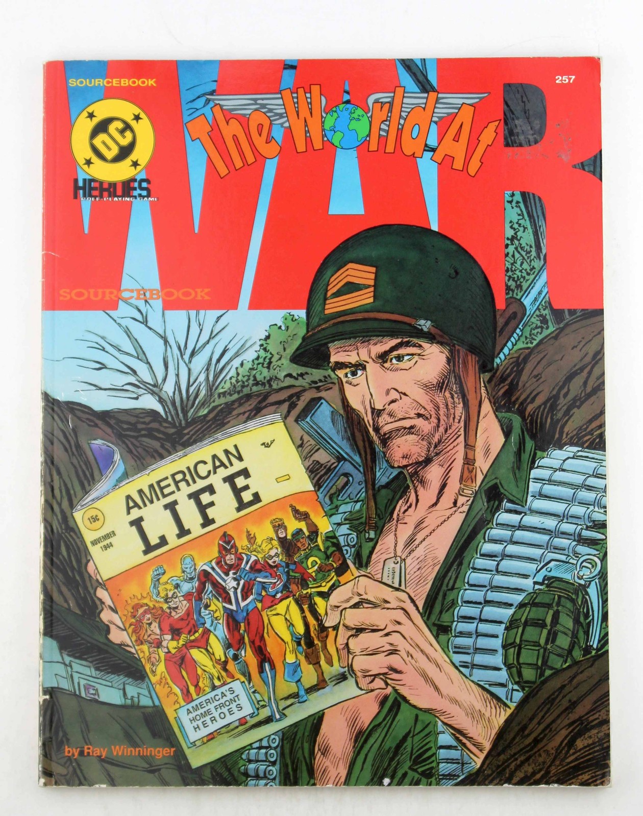 World At War Sourcebook (DC Heroes) Mfg Mayfair Games