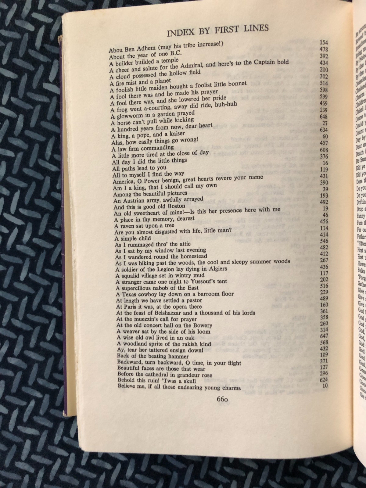 The Best Loved Poems of the American People 1936 Hardcover by Hazel Felleman