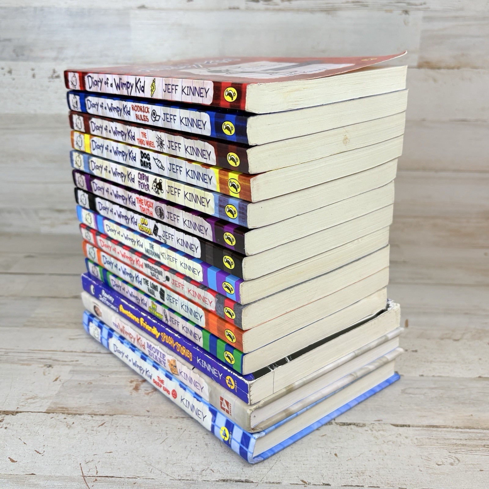 Lot Of 14 Diary of Wimpy Kid Books Movie Diary Rowley Jefferson Kinney