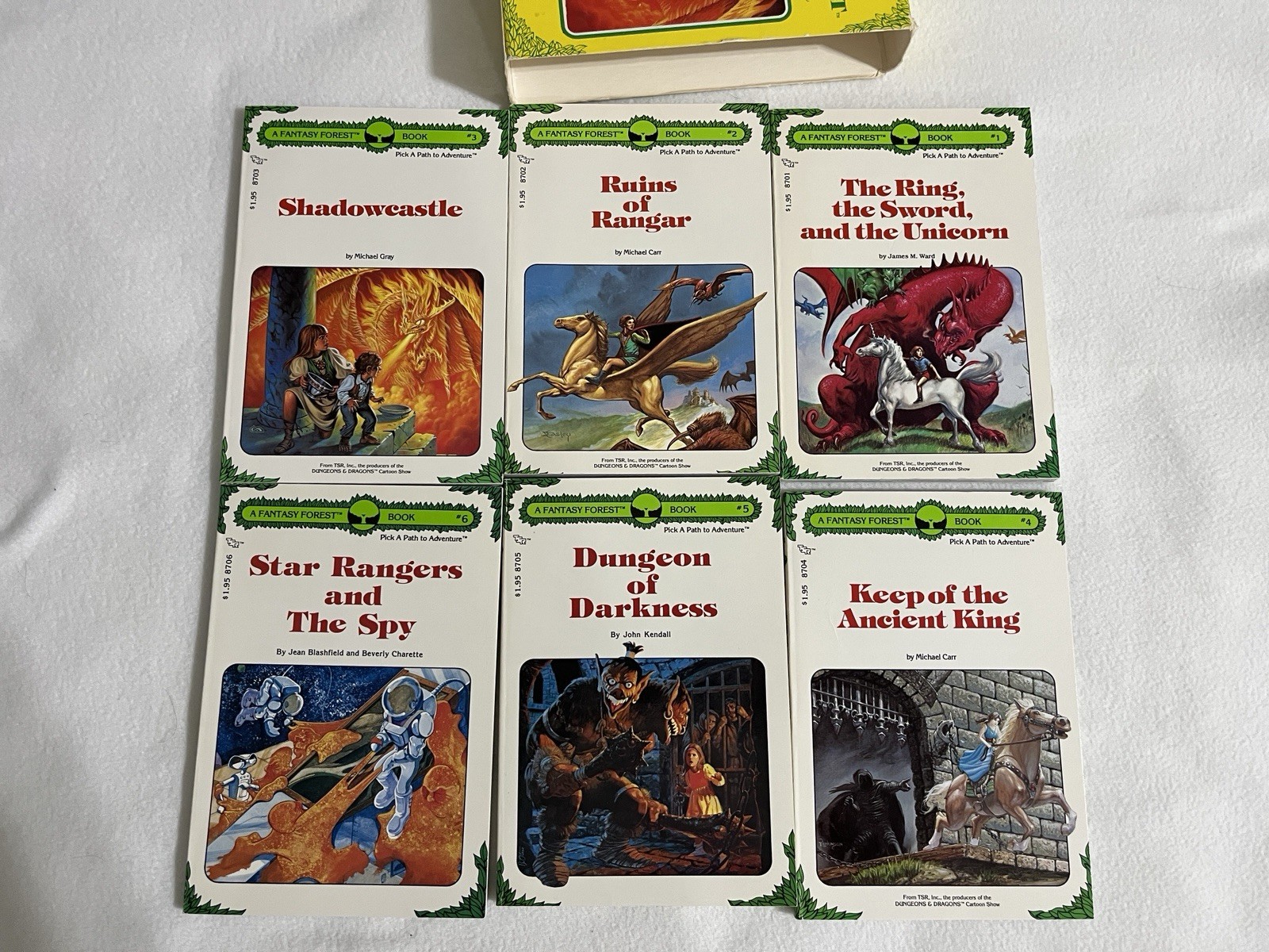 Fantasy Forest Pick a Path to Adventure COLLECTORS SET TSR Dungeons & Dragons
