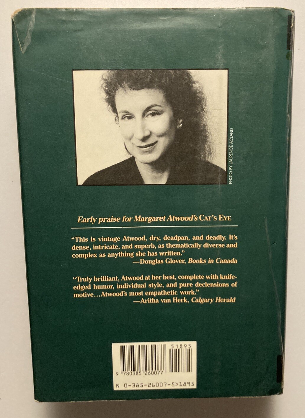 “Cat’s Eye” MARGARET ATWOOD 1st edition 1st print 1989 HARDCOVER Doubleday DJ