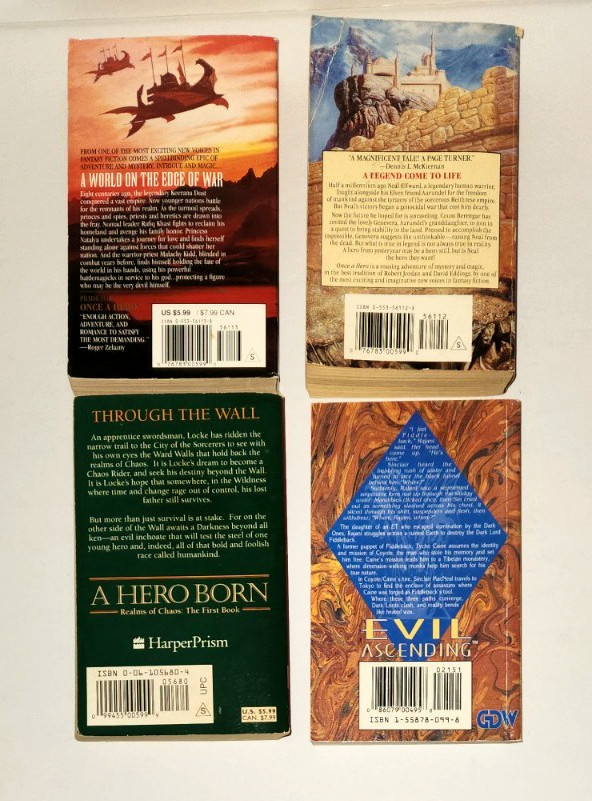 Lot of (4) Michael A. Stackpole Paperback Books (Dark Conspiracy/Once A Hero+)