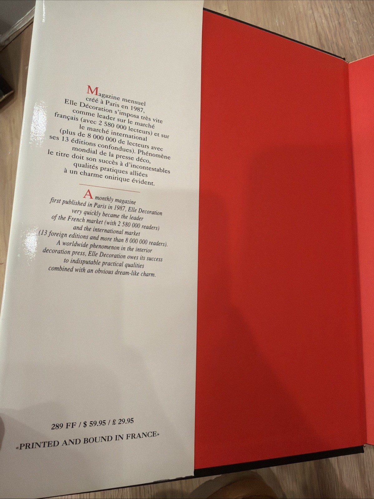 Le Best of Elle Deco Gerard Pussey 1997 Hardcover English and French Language