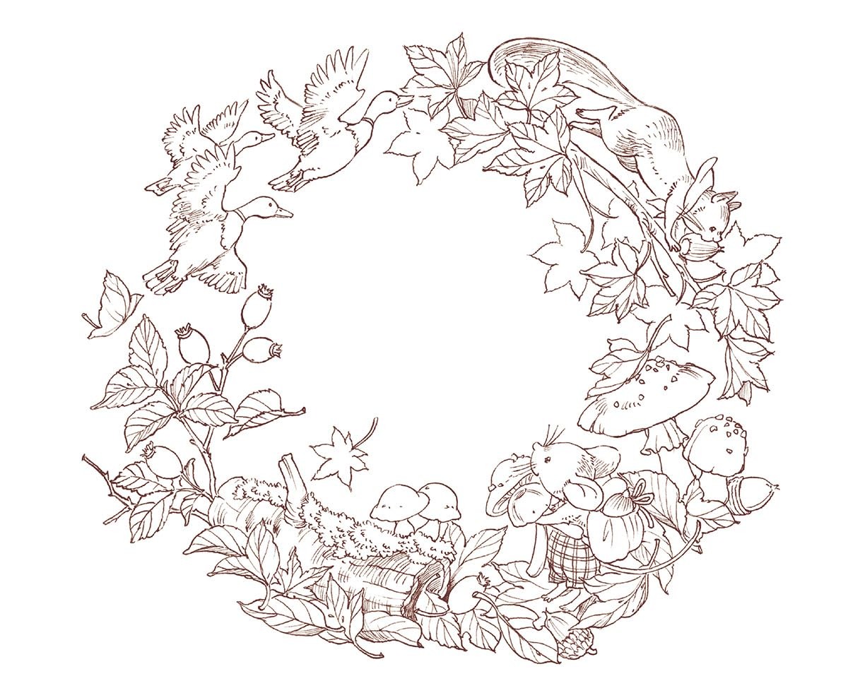 (ダウンロード特典付)こだわり塗り絵シリーズ 季節のリース Seasonal Wreaths of plants (Paperback) (UK IMPORT)