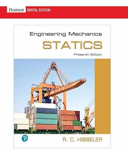 Engineering Mechanics: Statics – Paperback, by R.C. Hibbeler – Acceptable