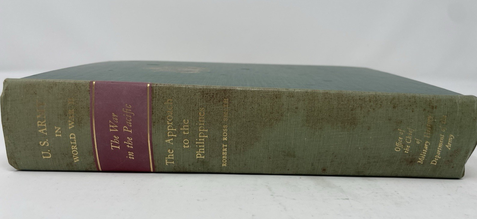 US Army in WWII War Pacific Approach To Philippines Robert Ross Smith HC Green