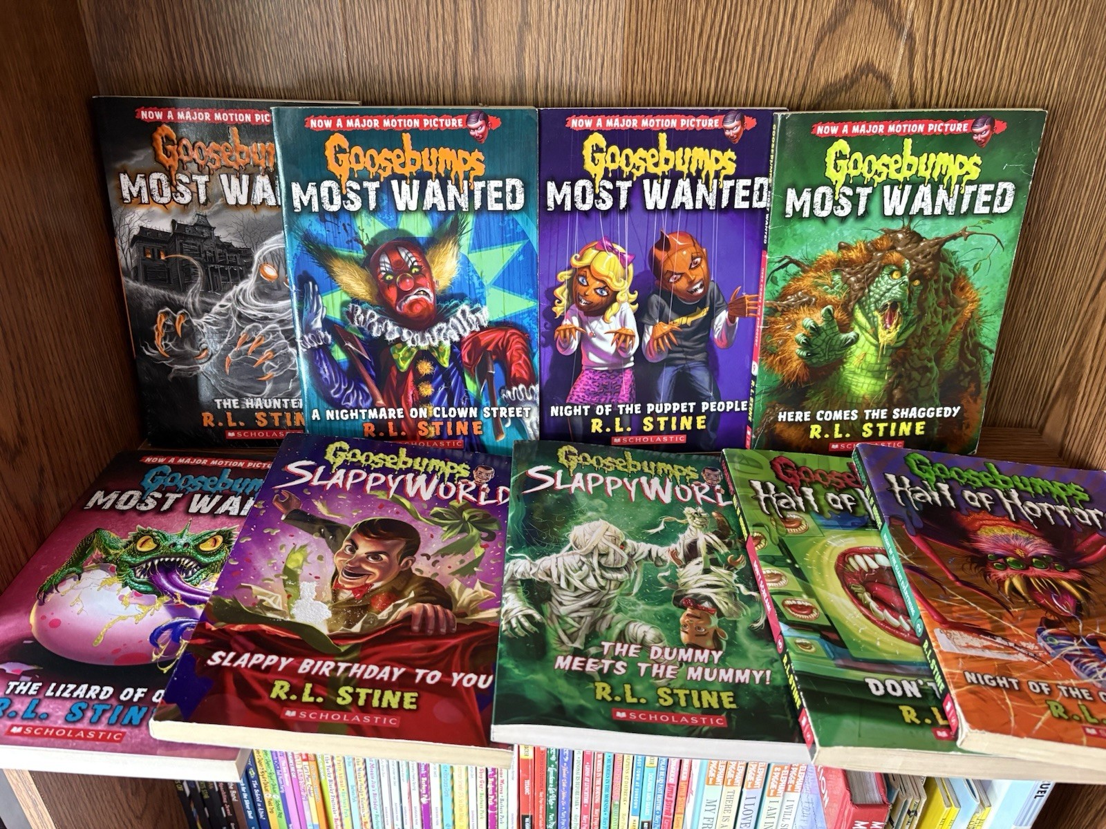 R.L. Stine Goosebumps & Just Beyond Paperback Book Lot Scholastic Ages 9-12
