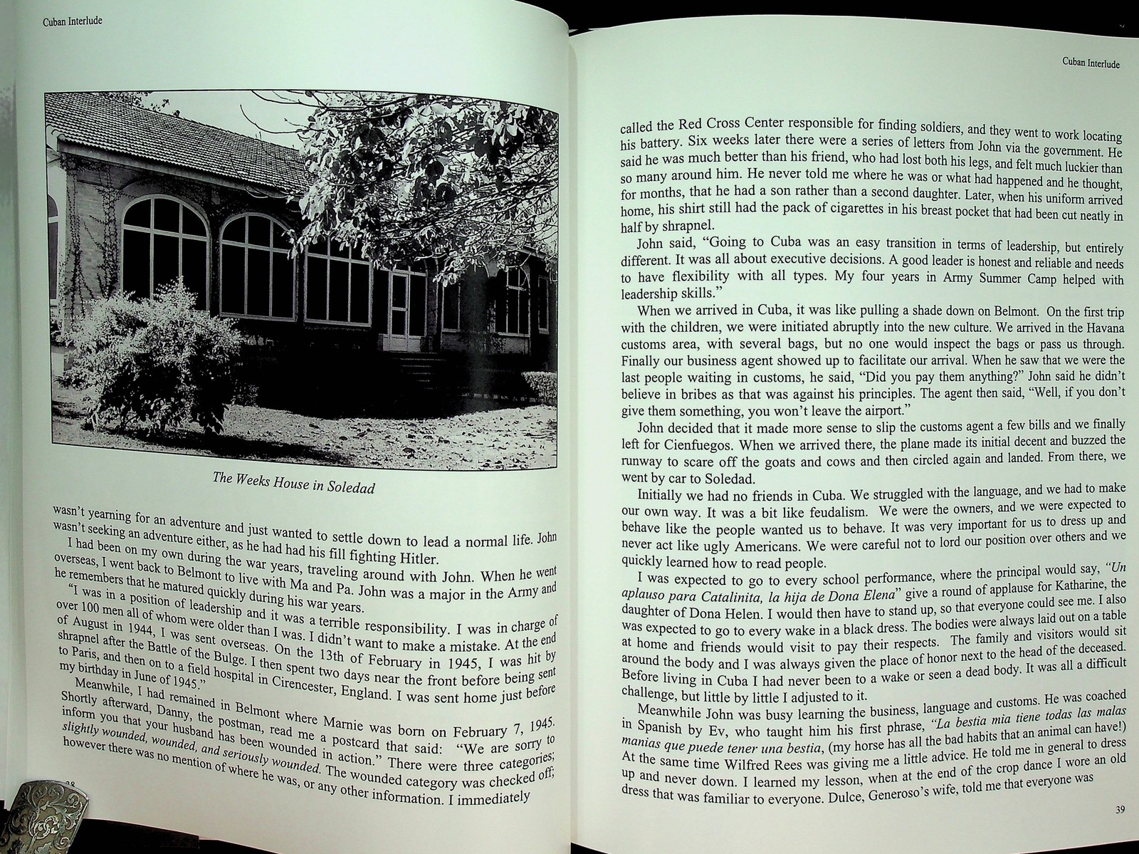 Cuban Interlude A Legacy Lost Weeks Family Soledad Sugar Plantation Cuba Memoir