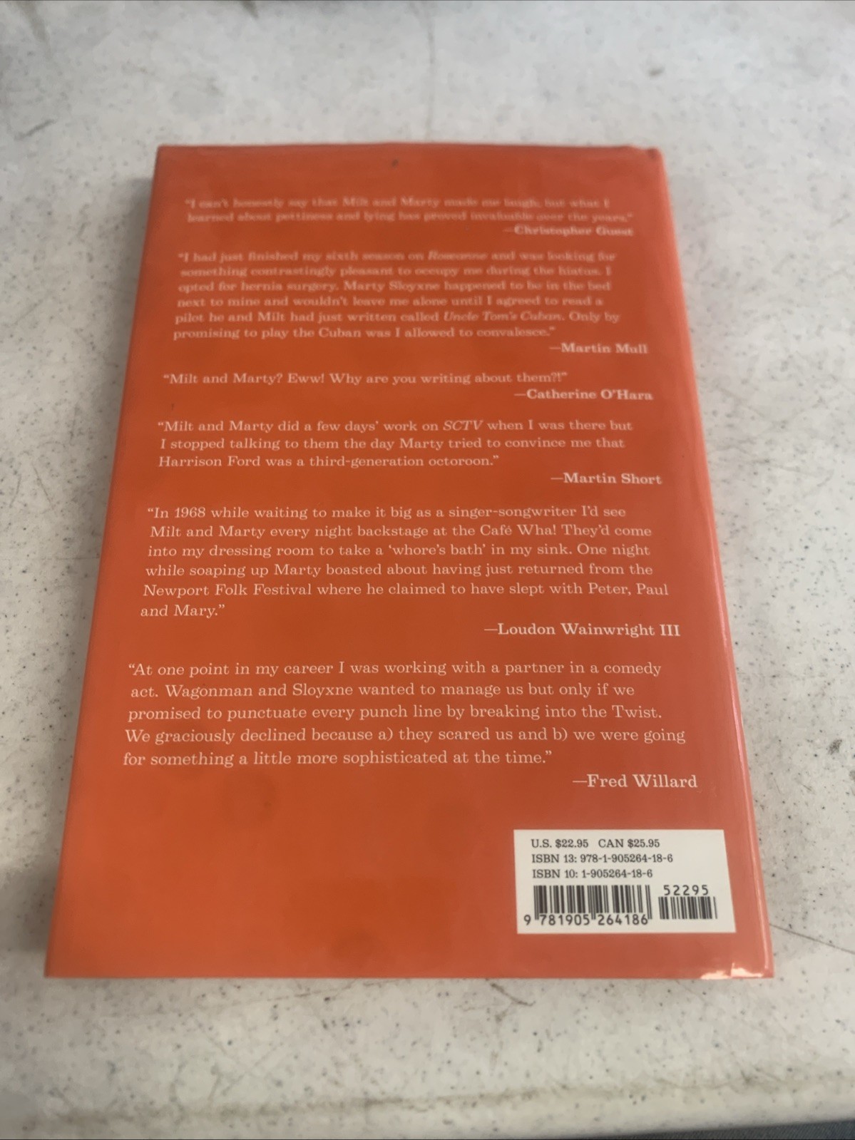 Milt and Marty: The Longest Lasting and Least Successful Comedy Writing Signed