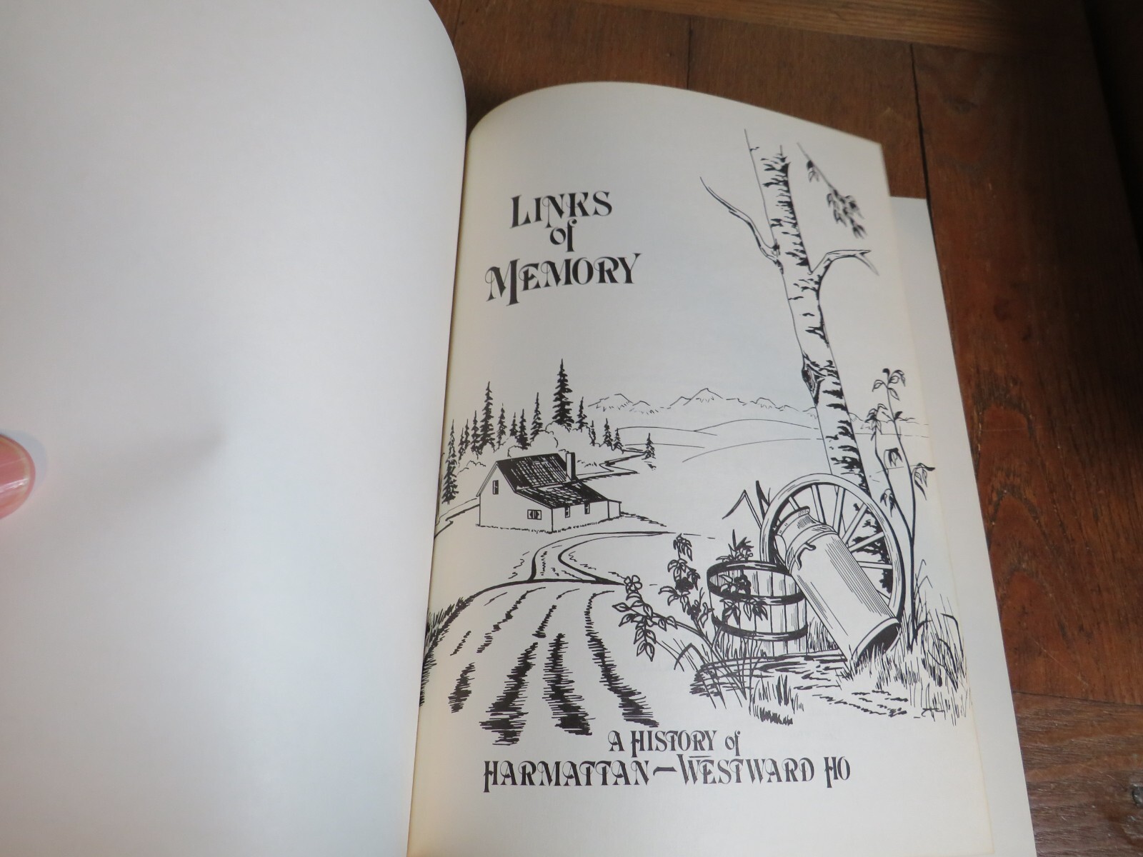 Links of Memory History Book, Harmattan Westward Ho CANADA genealogy 1983 1st ED