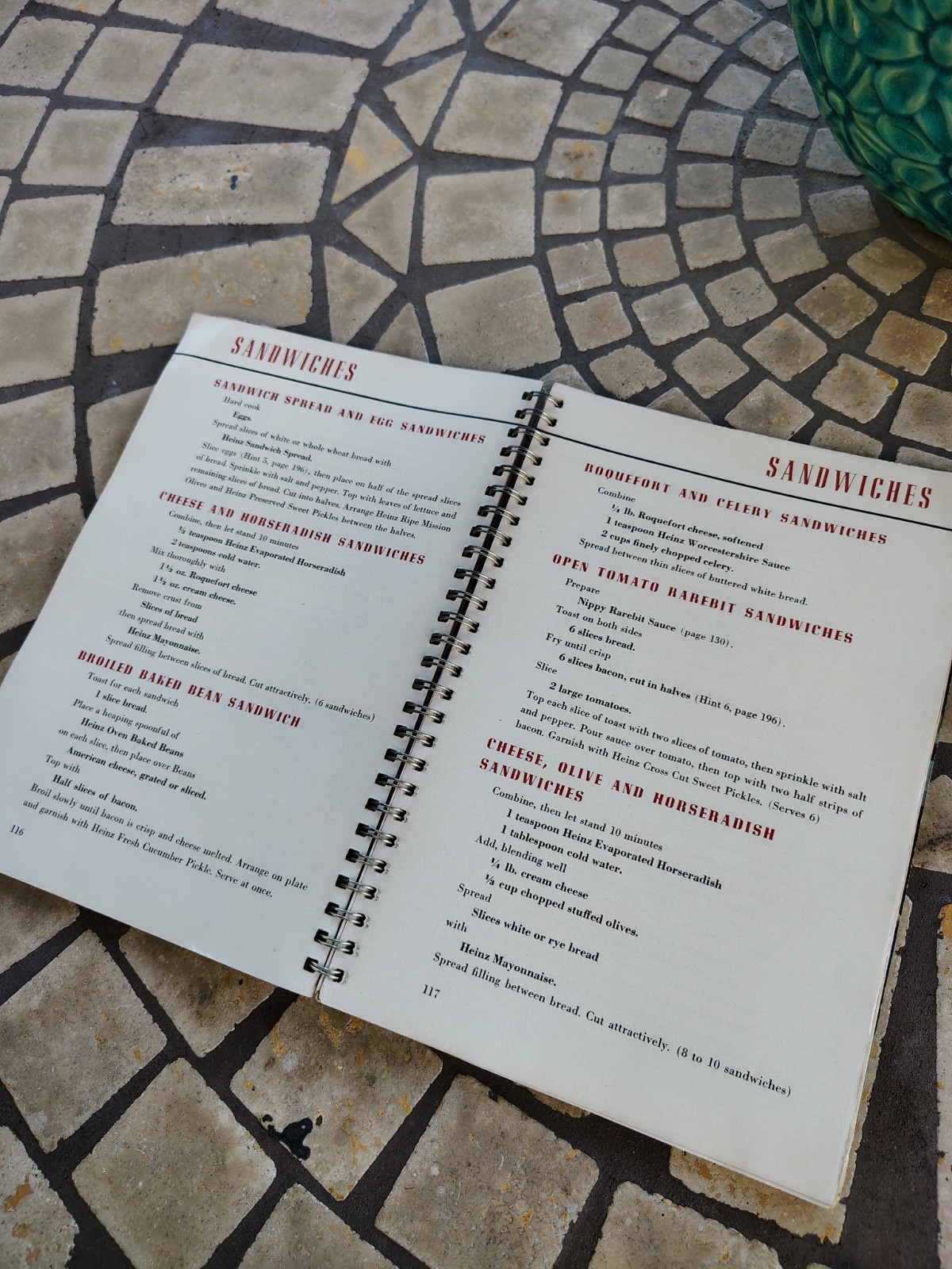 Vintage Heinz Recipe Book-Spiral Bound ( 1939 Ring/Wire Bound) Vintage