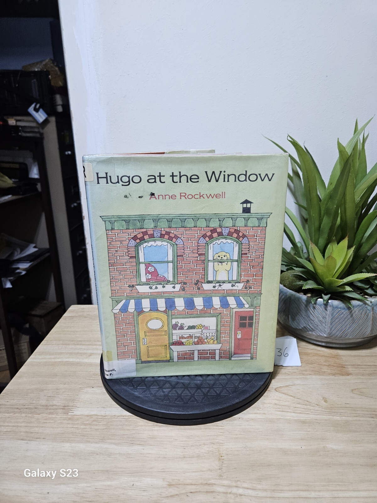 Hugo at the Window By Anne Rockwell 1988 Hardcover Dust Jacket