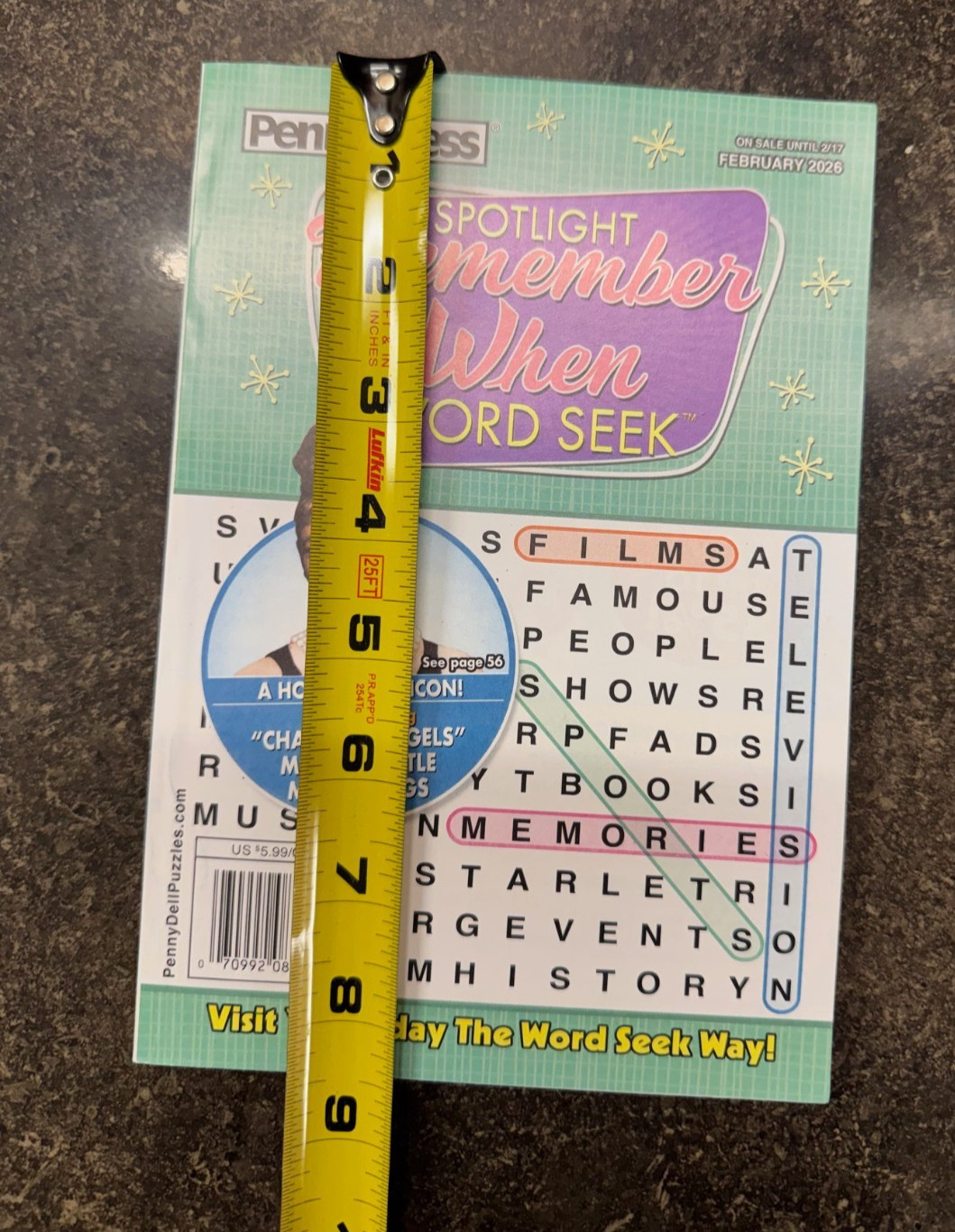 NEW Penny Press Word Search Puzzle Books Lot of 4 Spotlight Remember When Jumbo
