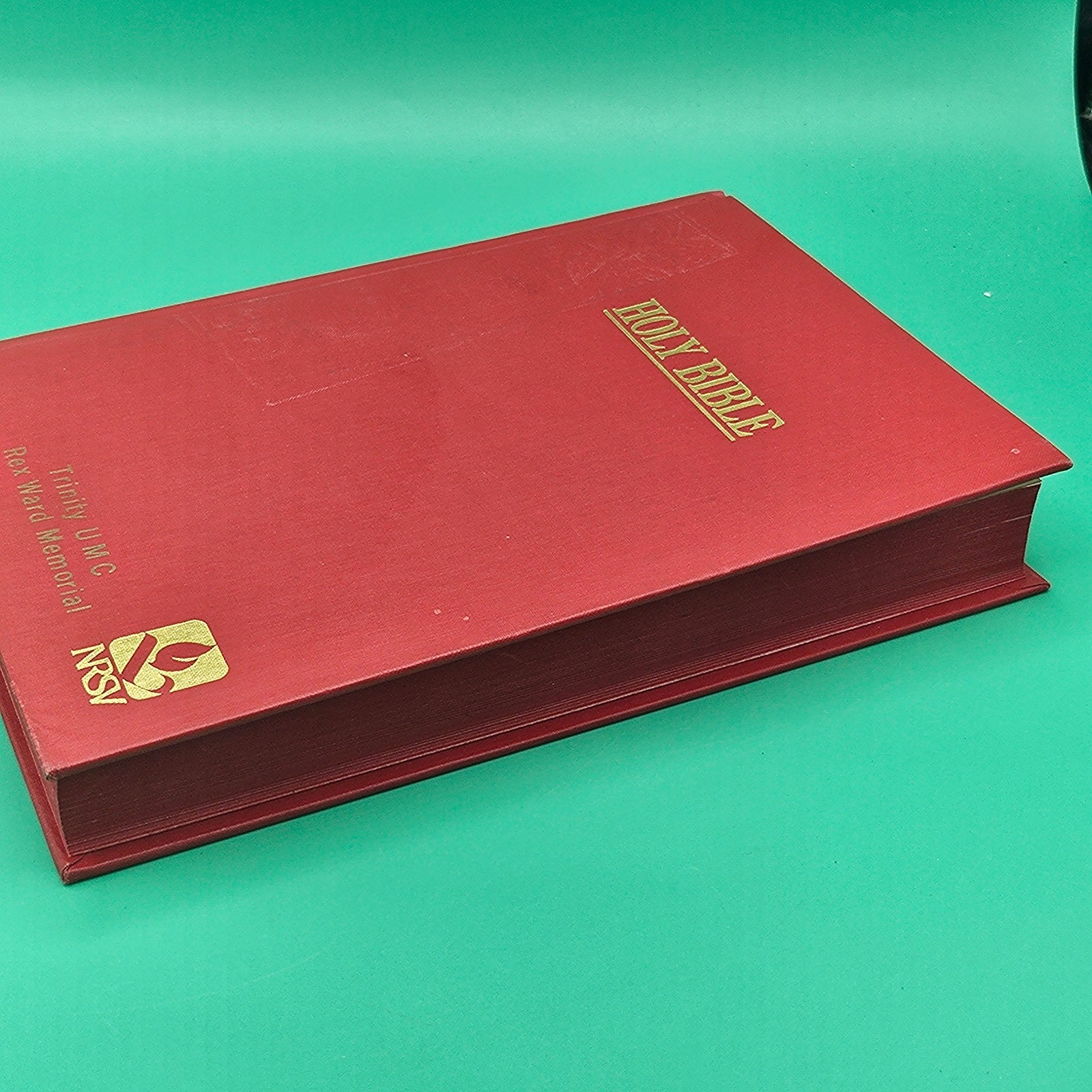 Holy Bible New Revised Standard Version 1989 Hardcover RED Excellent Condition