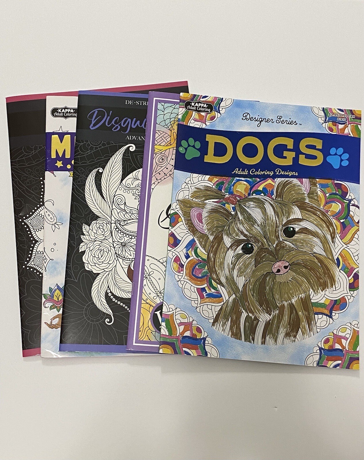 Mindful Mandalas: Depression & Anxiety Adult Coloring Books 5pk