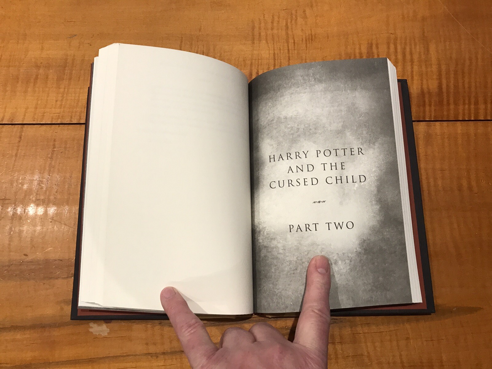 Special Rehearsal Edition J. K. ROWLING Harry Potter and the Cursed Child 2016
