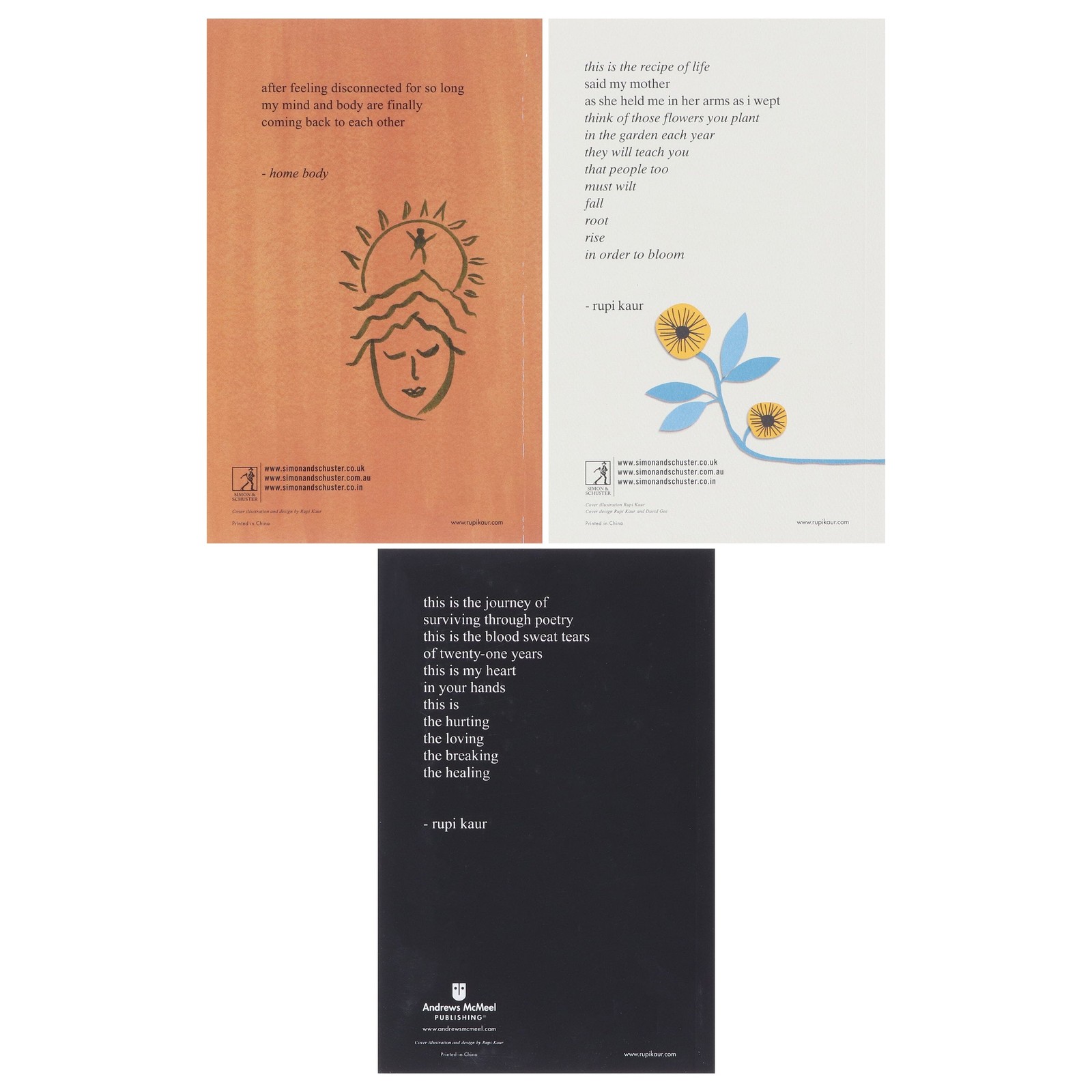 Rupi Kaur 3 Poetry Books Collection Box Set – Non-Fiction – Paperback