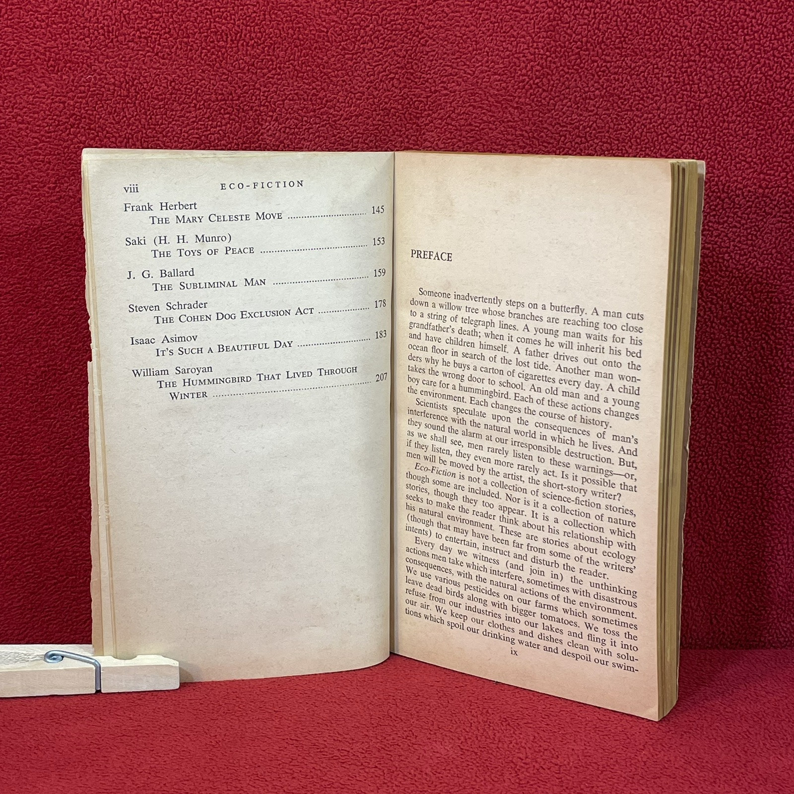 Eco-Fiction Edited By John Stadler Washington Square Press 1971 Paperback Book