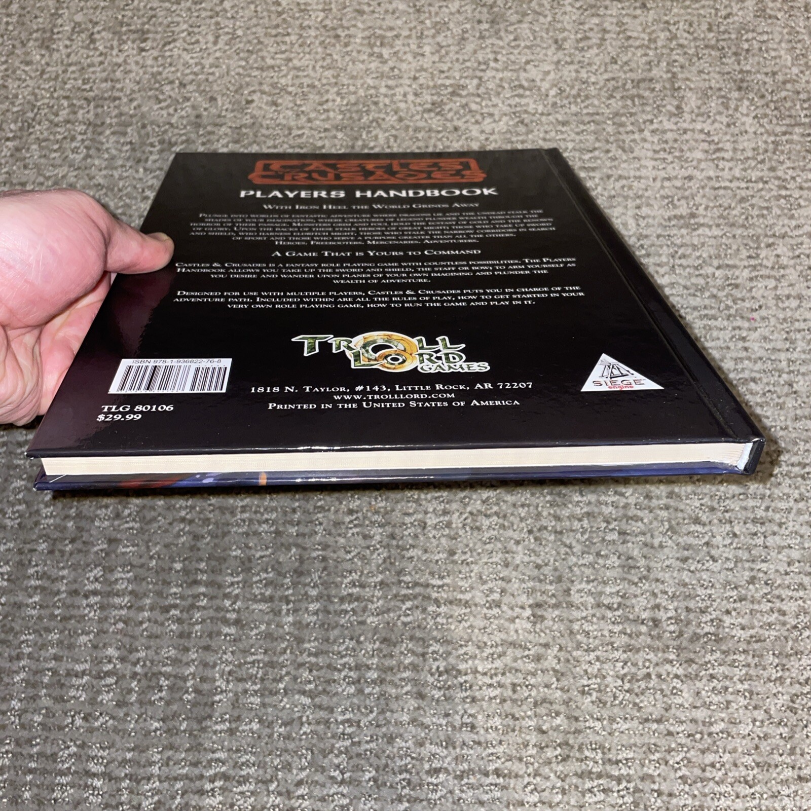 Castles & Crusades Players Handbook Hardcover – 2014 by Davis Chenault TLG80106
