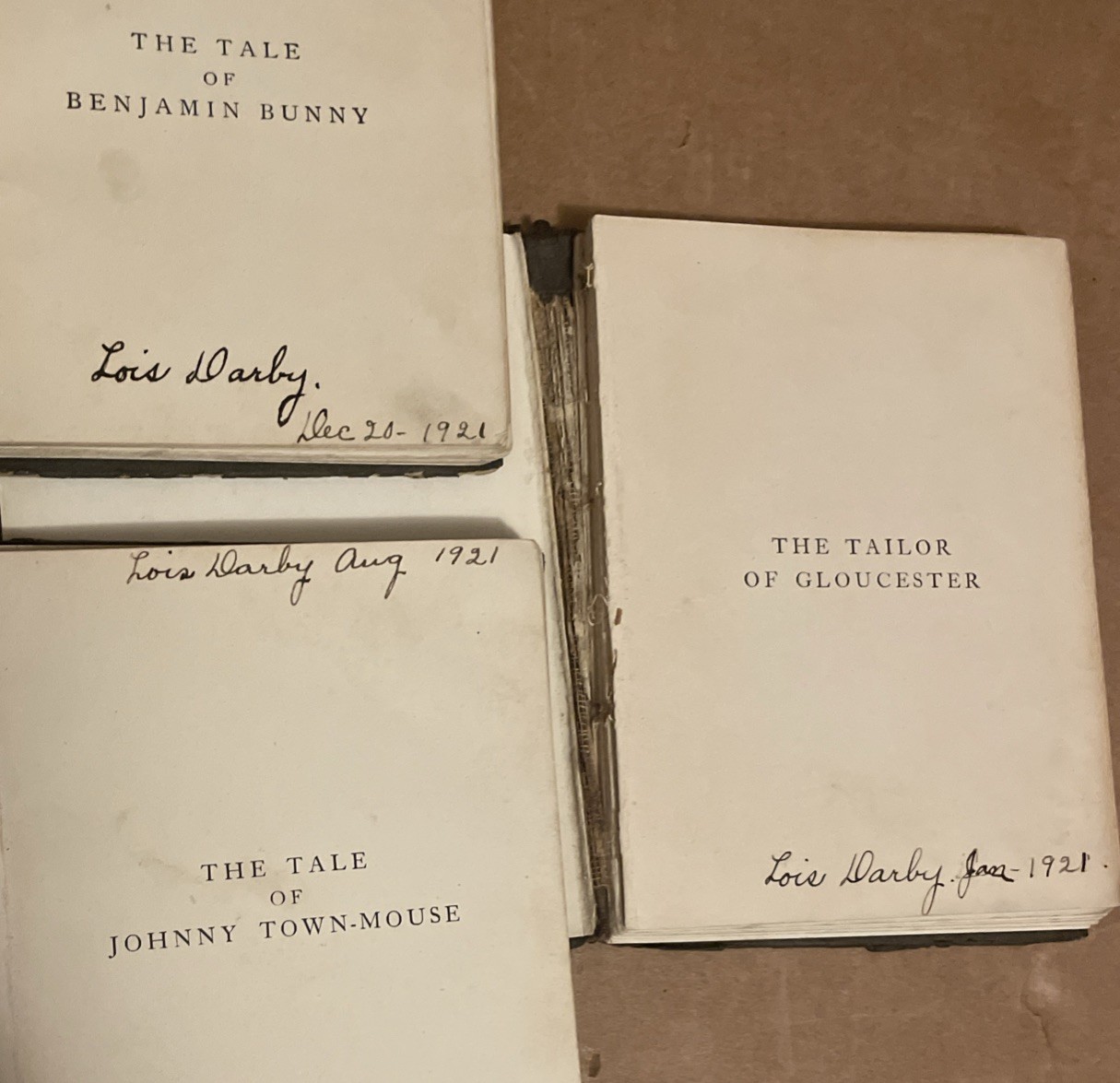 Beatrix Potter Early Editions 1903/1904/1918 | 3-Book Restoration Lot | Warne