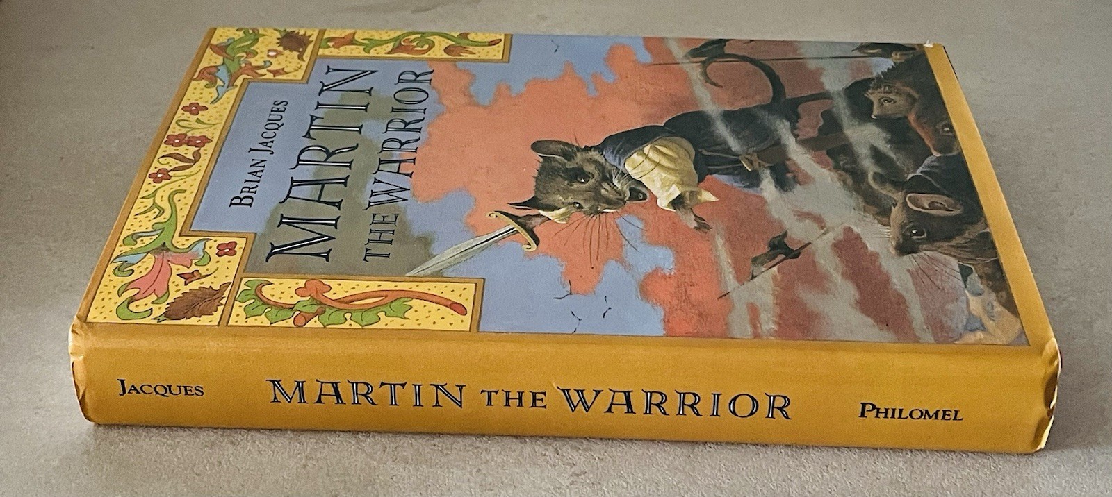 Martin The Warrior by Brian Jacques 1994 Hardcover American 2nd print HC/DJ