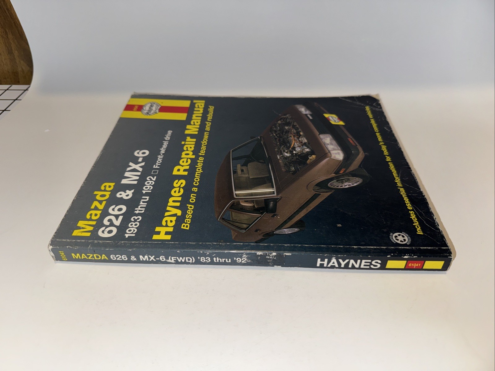 Haynes 61041 Premium Manual For Models Mazda 626 & MX-6 FWD 83-92