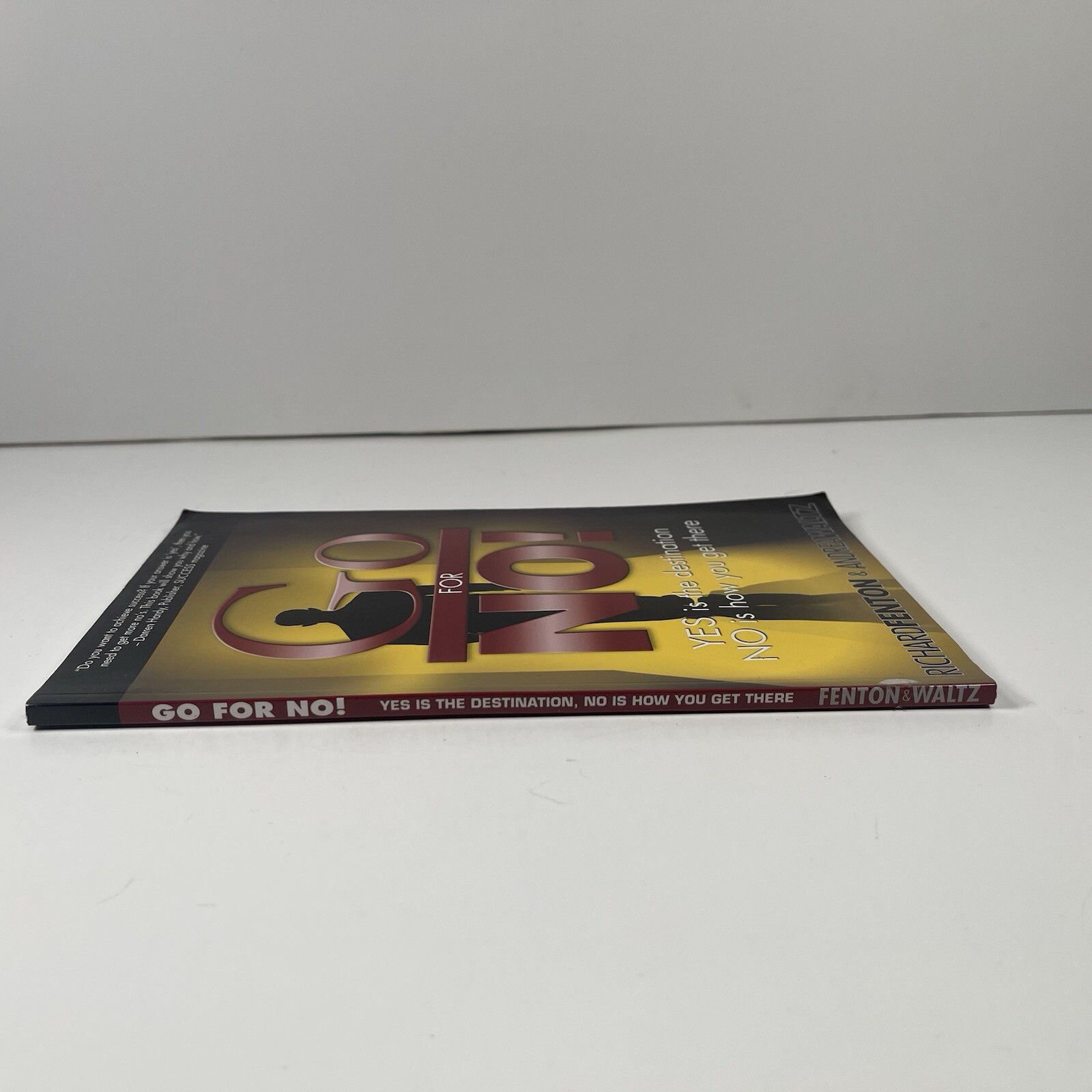 Go for No! Yes is the Destination Paperback, by Richard Fenton Andrea Waltz