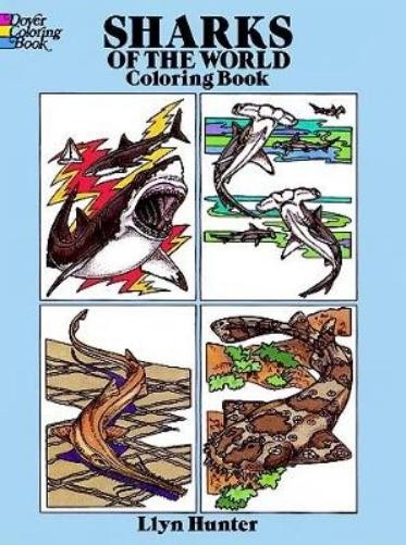 Llyn Hunter Sharks of the World Coloring Book (Merchandise)