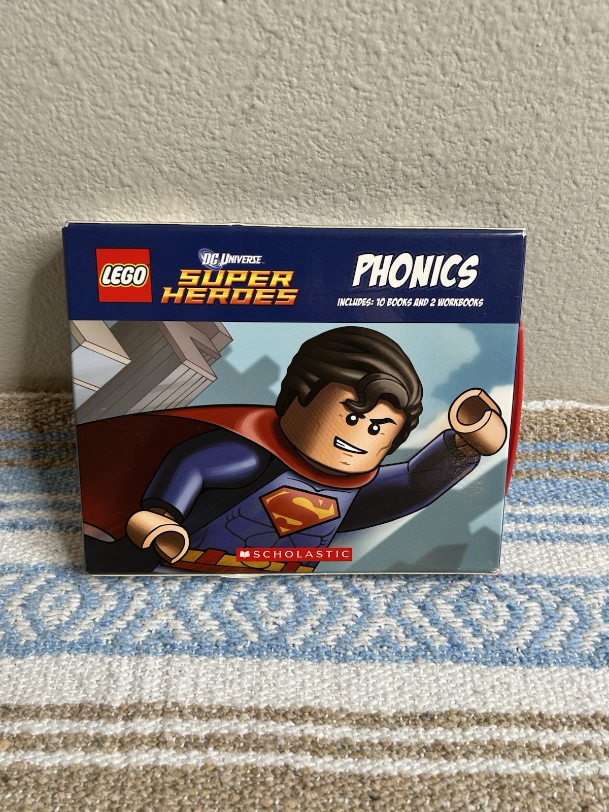 LEGO DC Super Heroes: Phonics Boxed Set 10 Books + 2 Workbooks-Complete Set