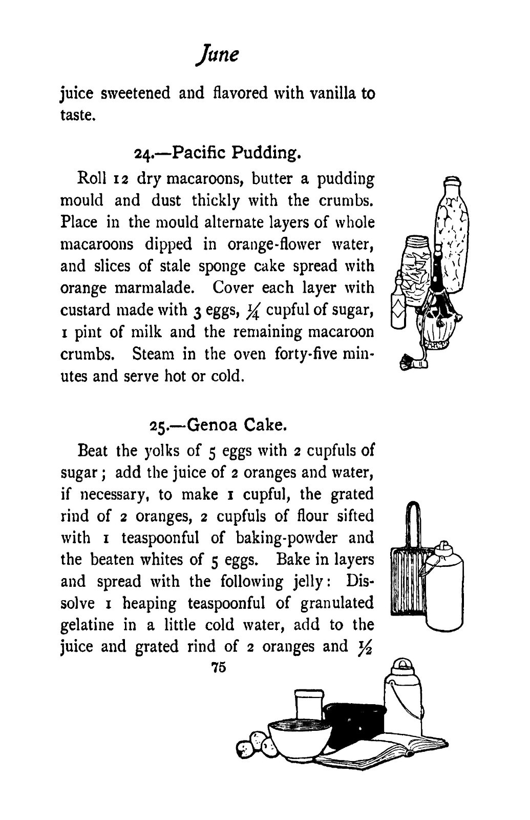 (1909) 365 Orange Recipes Vintage Cook Book 159 Pages