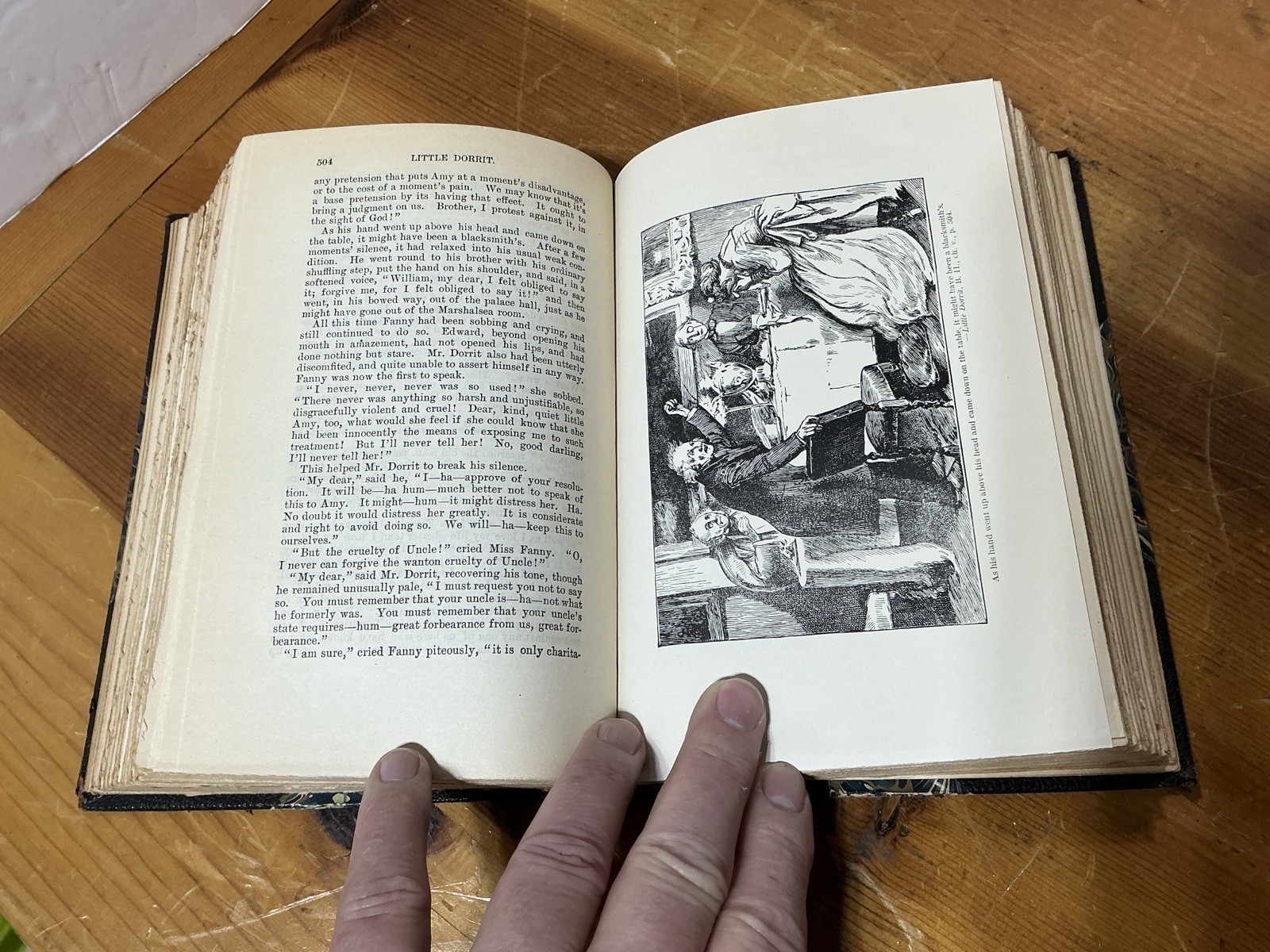 The Works Of Charles Dickens LITTLE DORRIT Leather 1878 Deluxe Edition Jefferson