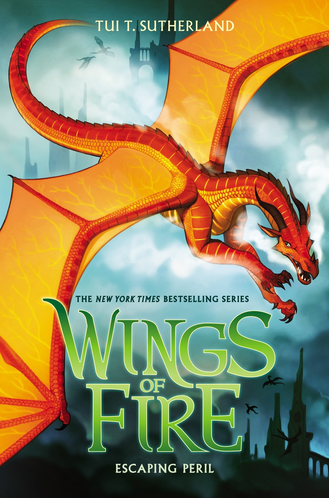 Escaping Peril (Wings of Fire #8) – hardcover Sutherland, Tui T.