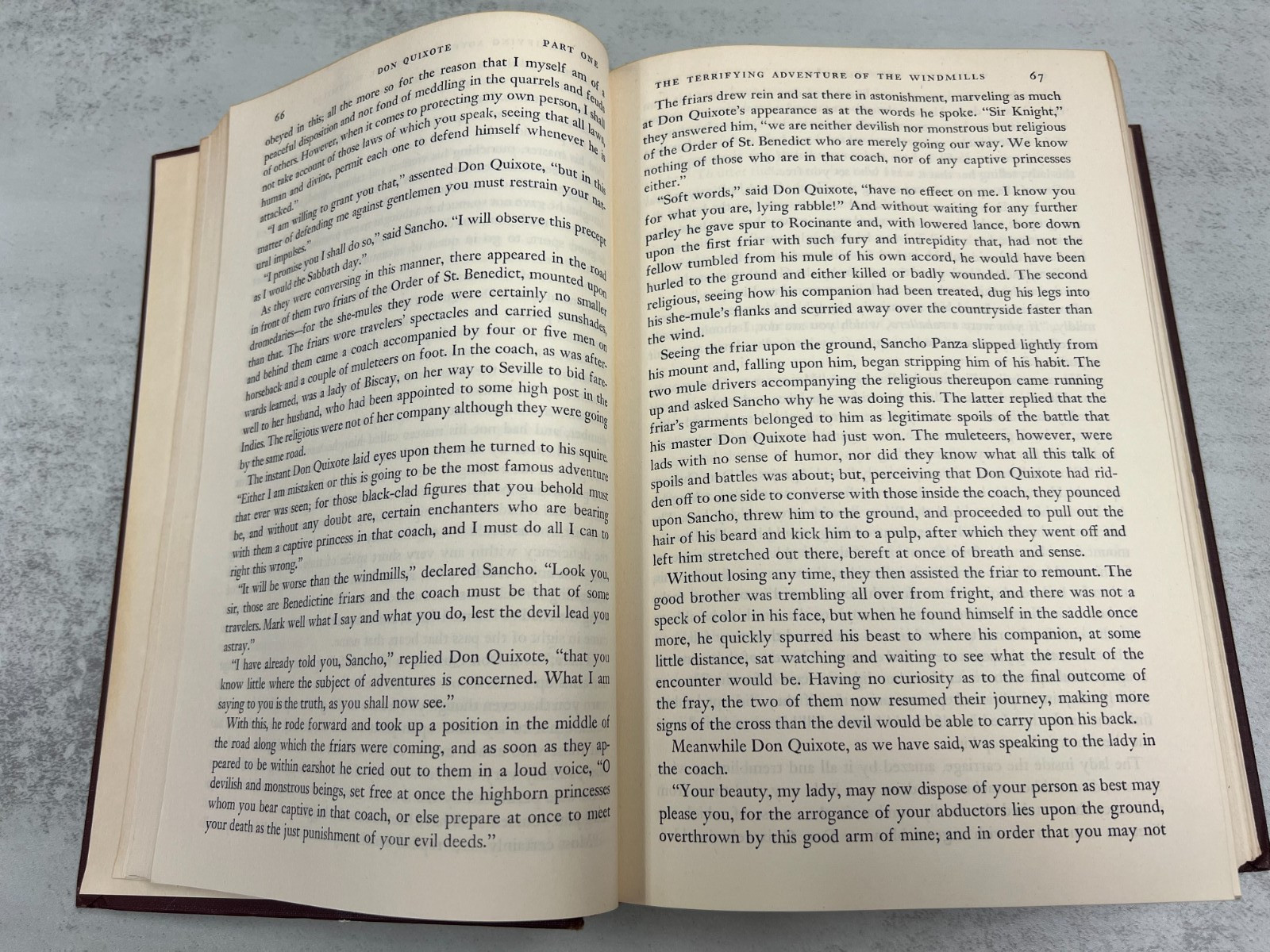 Don Quixote by Cervantes, Samuel Putnam translation (1949, HC/DJ) Viking Press