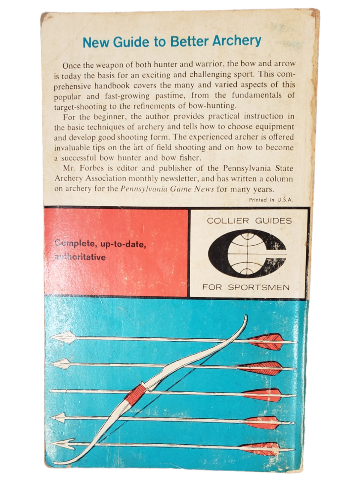 New Guide to Better Archery Thomas A Forbes 2nd Rev and Enlarged 1960 Free ship