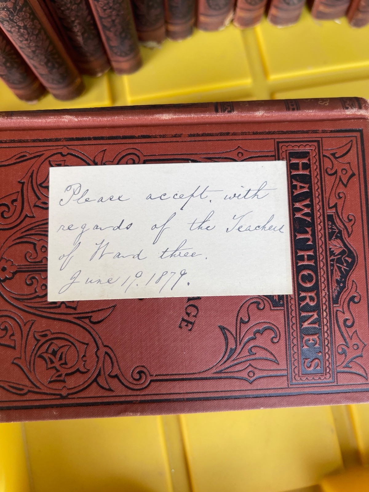 Hawthorne’s Works (1876, 22-volume set) Antique Books