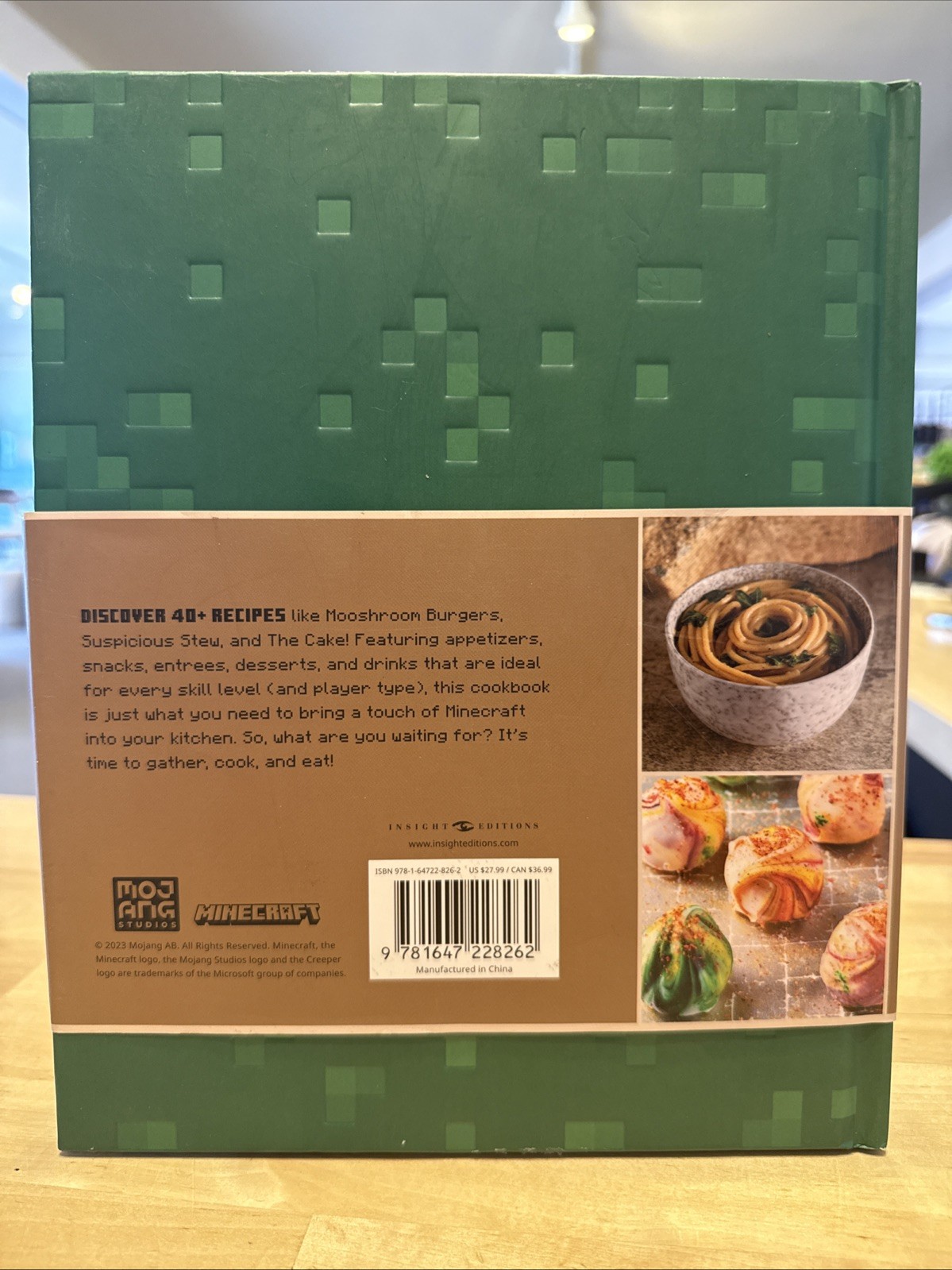 Minecraft Gather Cook Eat Official Cookbook Gaming (22c)