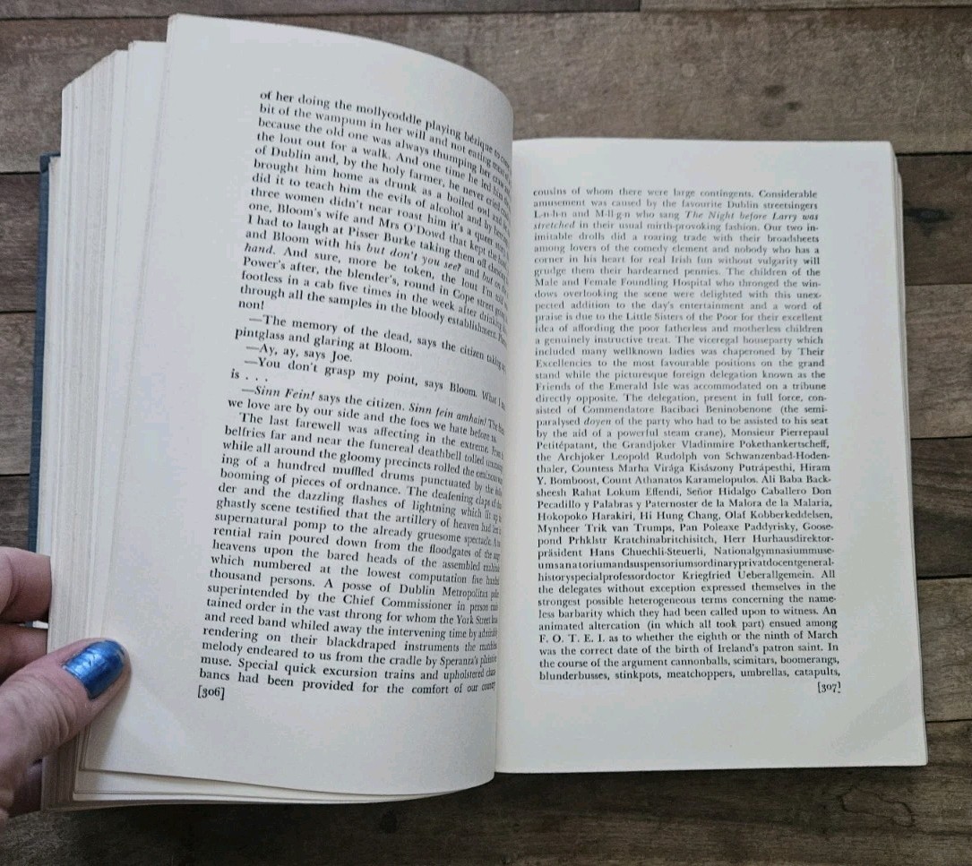 1961. Ulysses by James Joyce | Corrected Edition HC by Random House Ex-Library