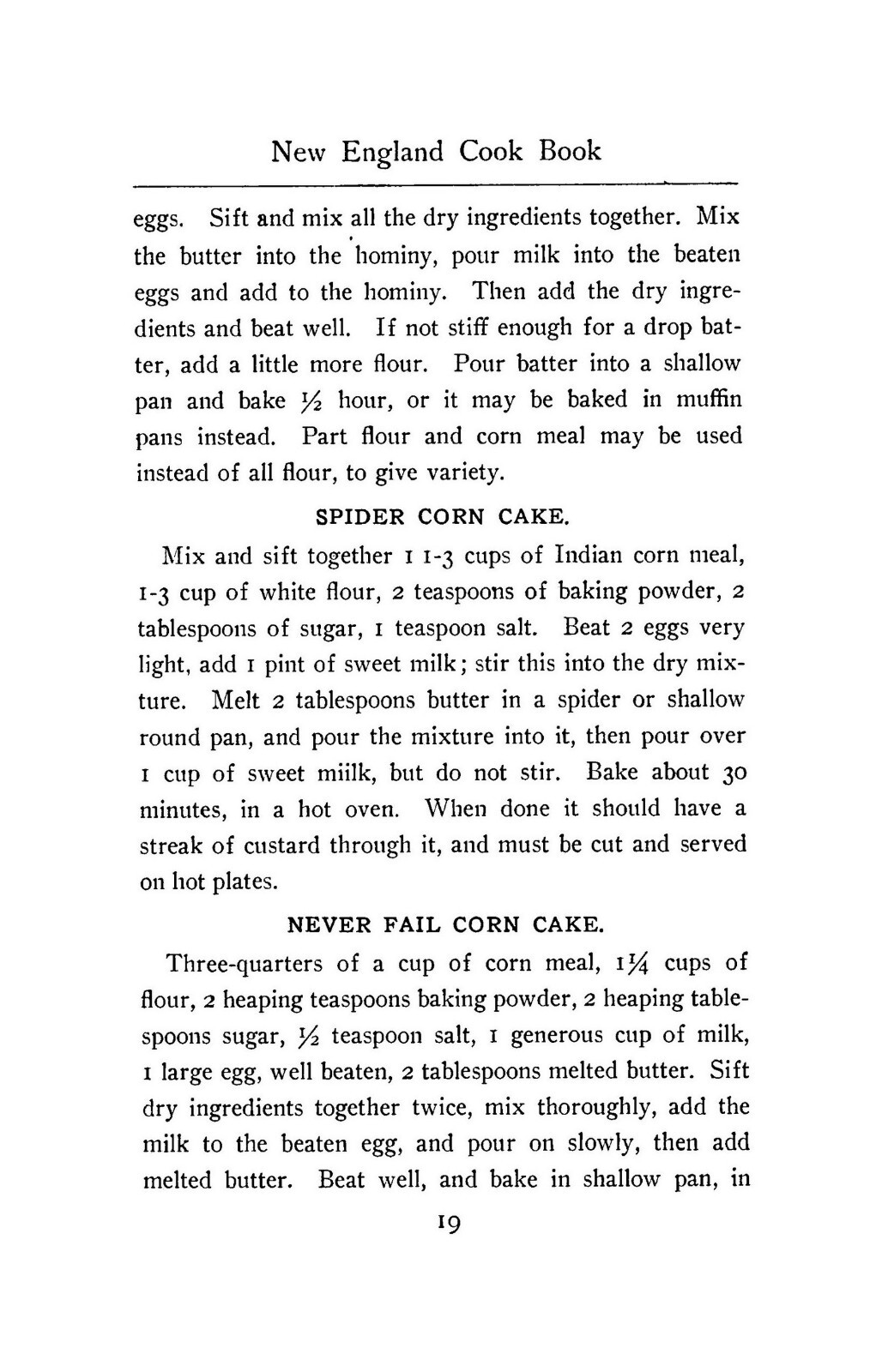 “1909” The New England Vintage Cook Book 180 Pages