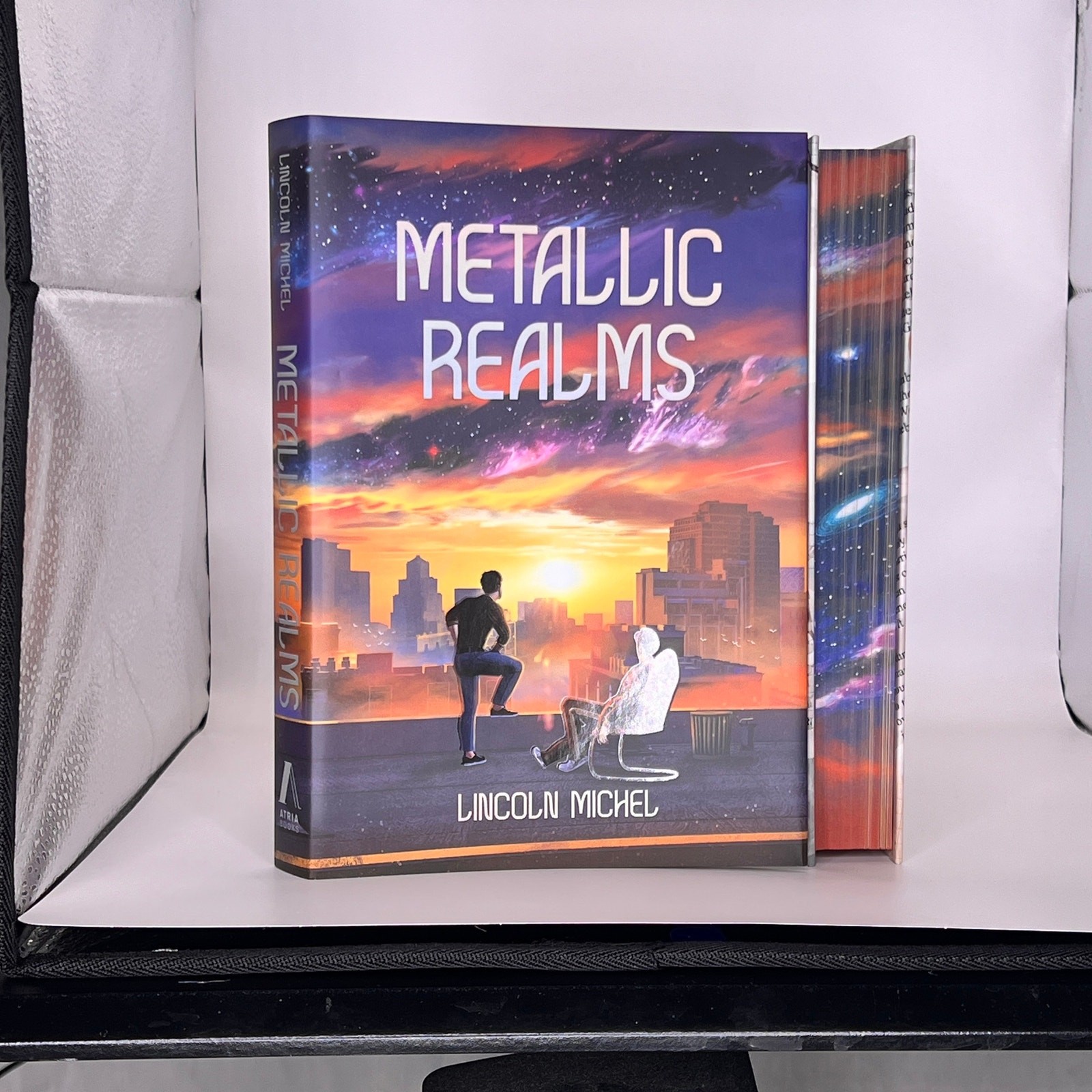 OwlCrate Sci-Fi Metallic Realms by Lincoln Michel – August 2025 Special Edition