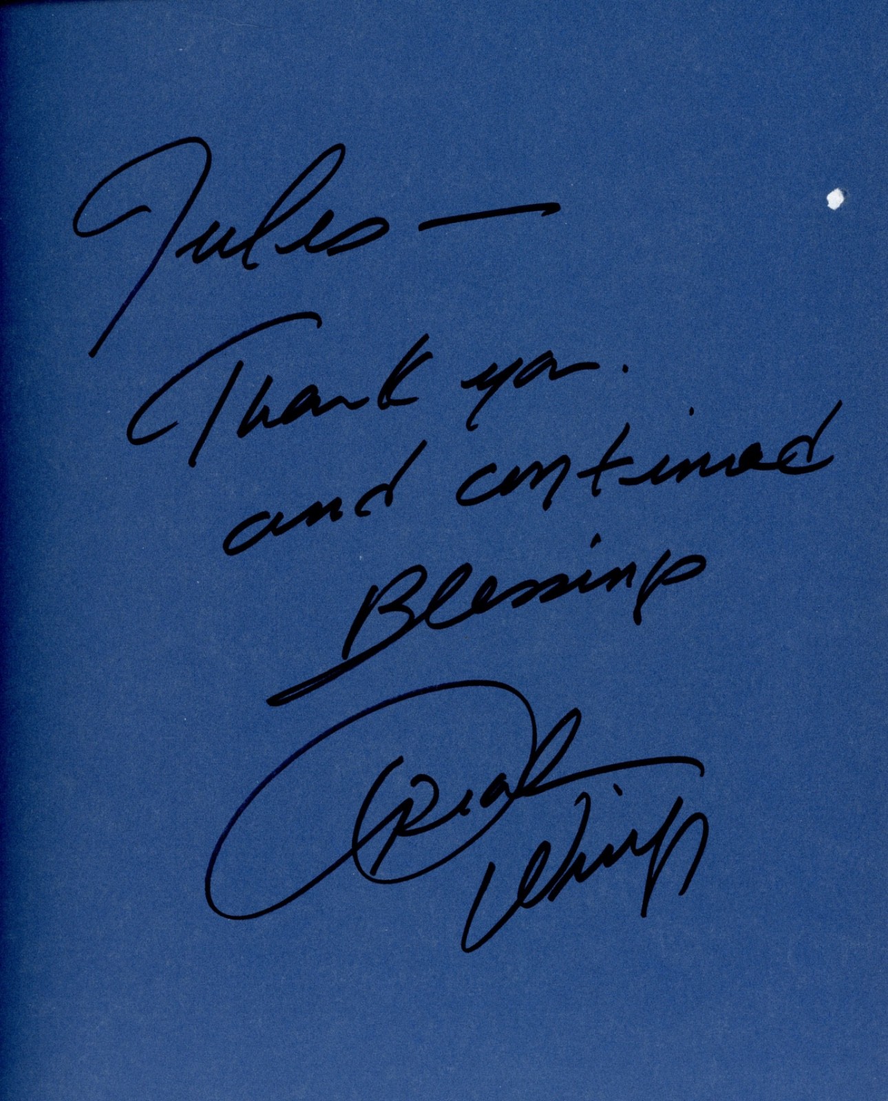 Oprah Winfrey Inscribed Cookbook FOOD HEALTH and HAPPINESS