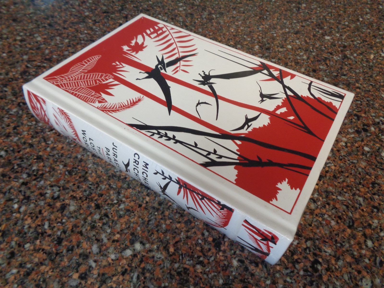 Jurassic Park & The Lost World Hardcover Leather Bound (Sealed, New) Crichton