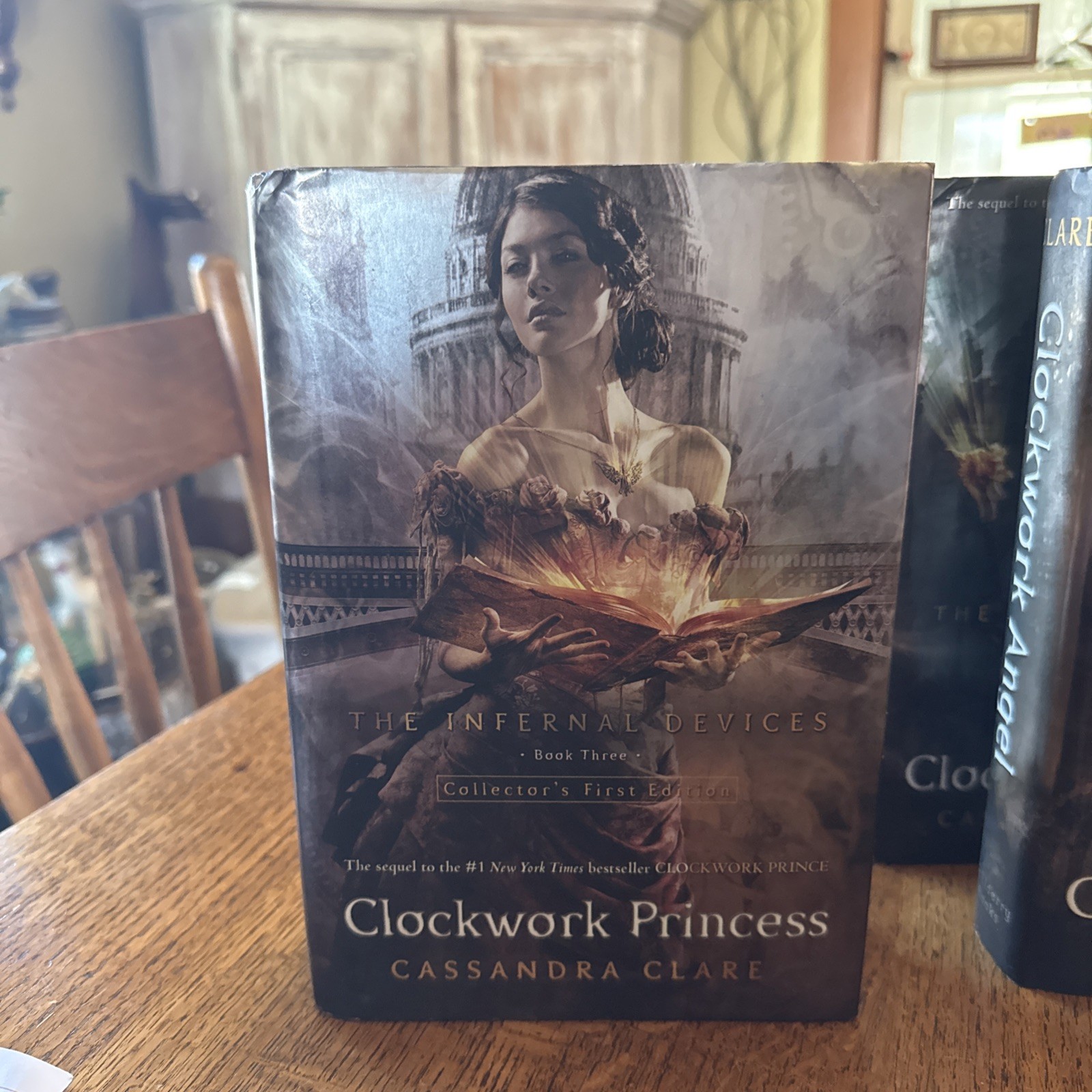 The Infernal Devices Trilogy by Cassandra Clare 1st Editions 1st Printings Clock